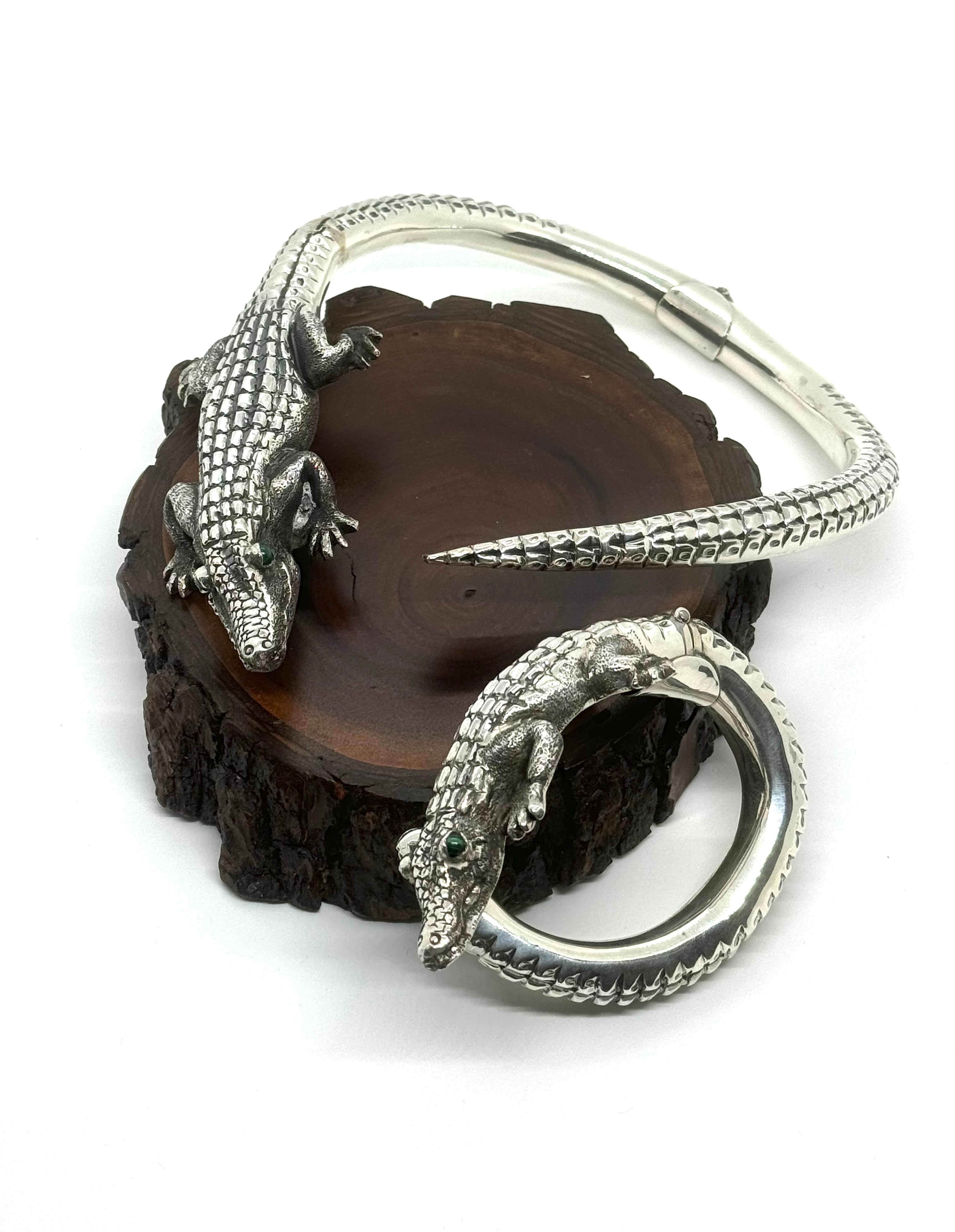 Alligator Necklace/ Bracelet set