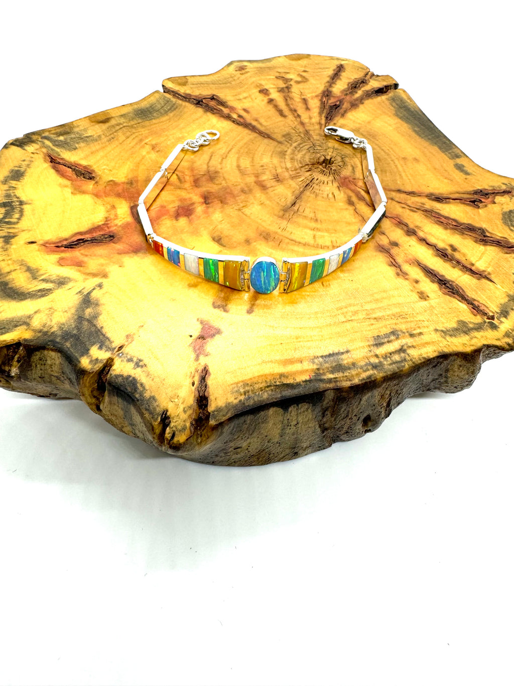 Multi-Color fire opal bracelet