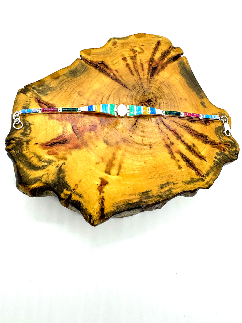 Multi-Color fire opal bracelet