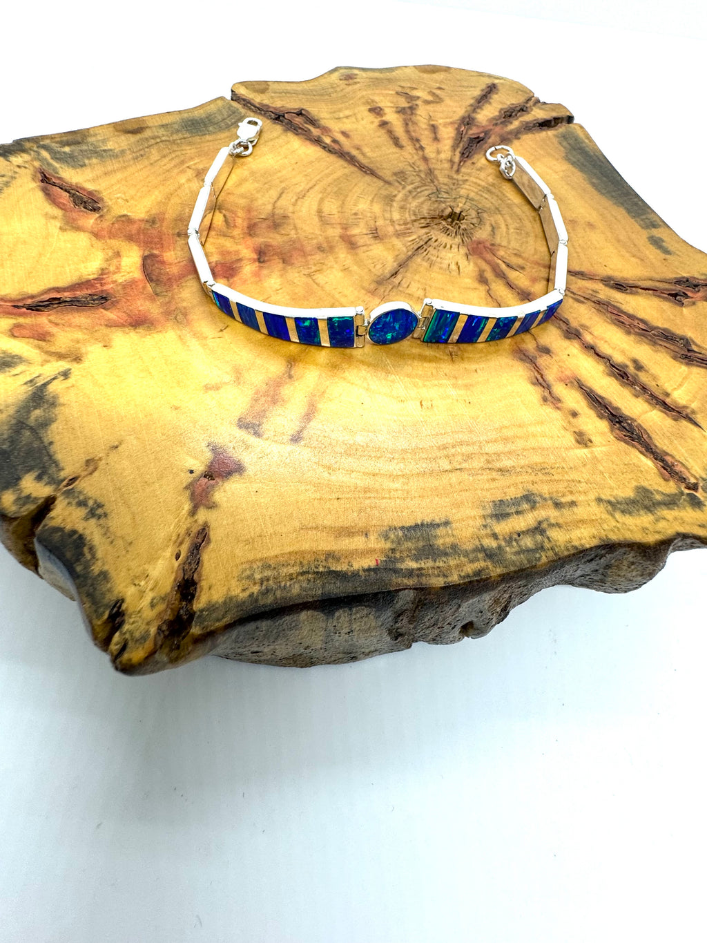 Blue fire bracelet