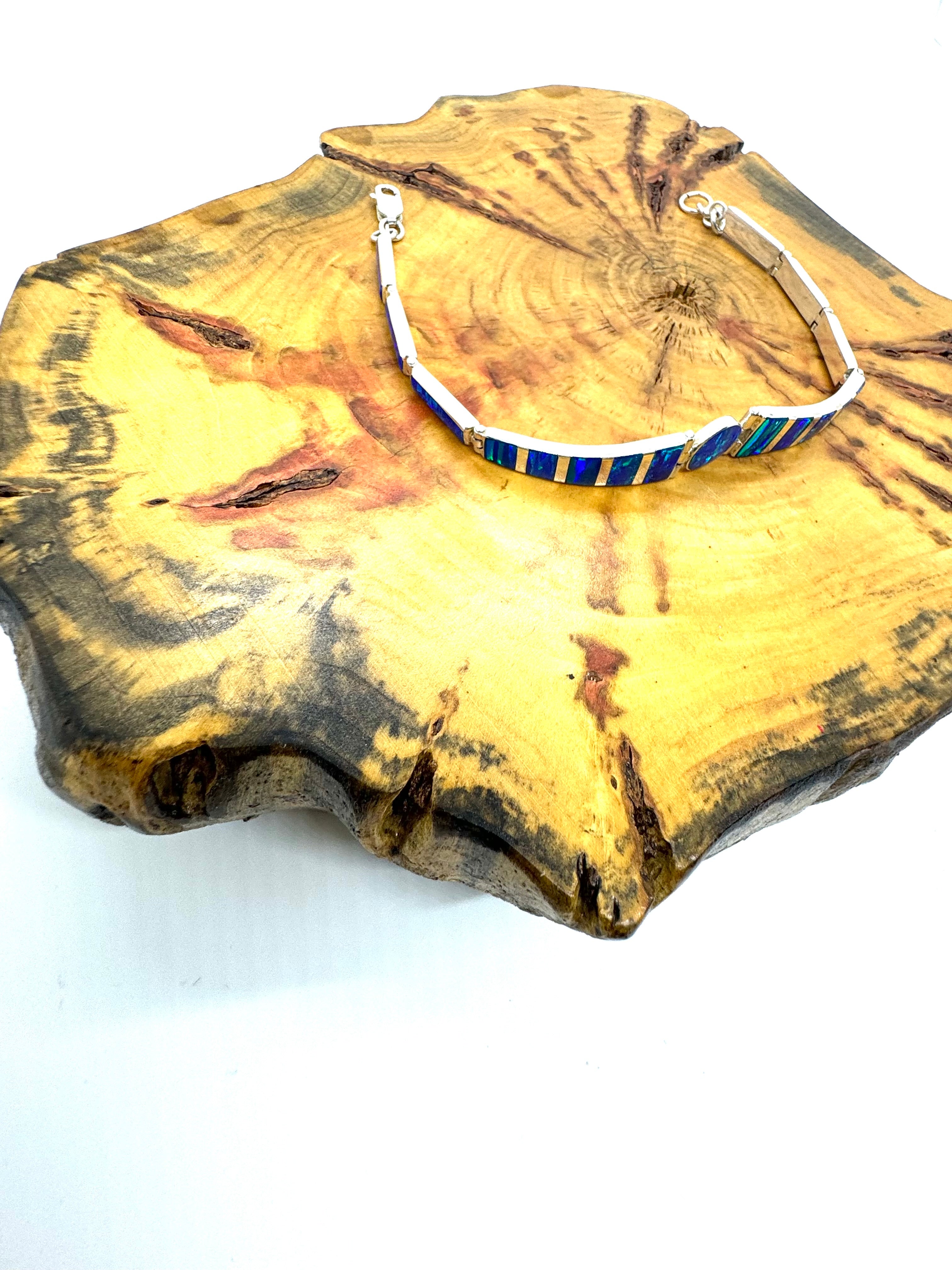 Blue fire bracelet