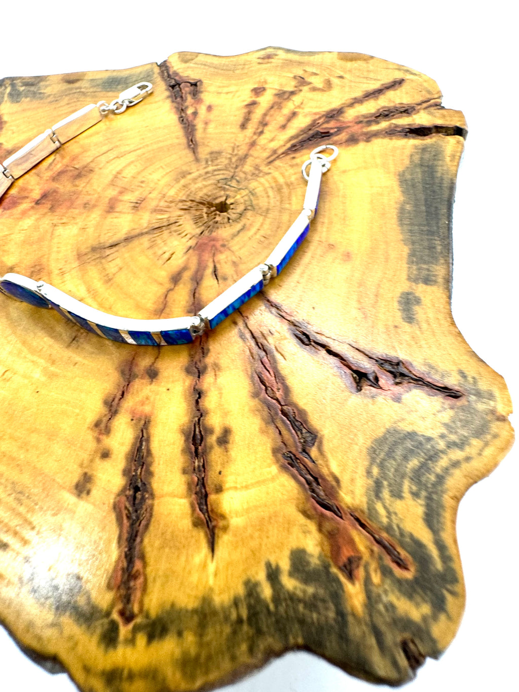 Blue fire bracelet