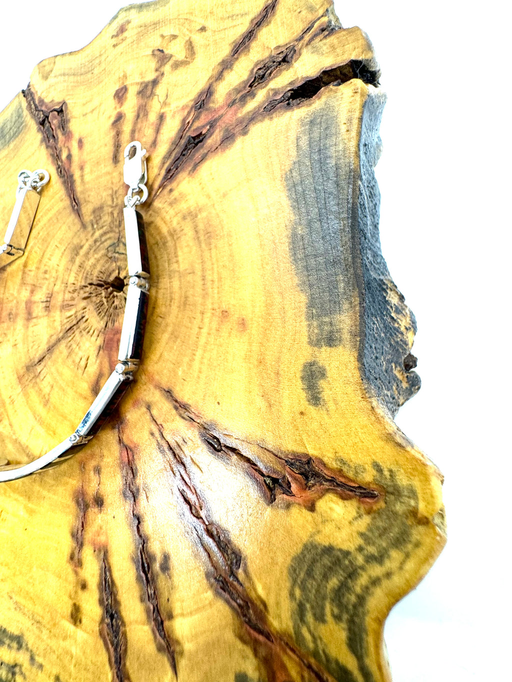 Black fire opal bracelet