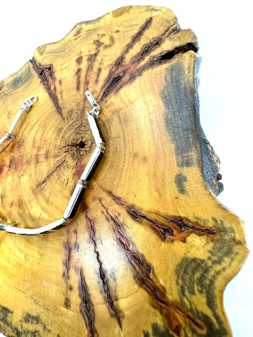 Black fire opal bracelet