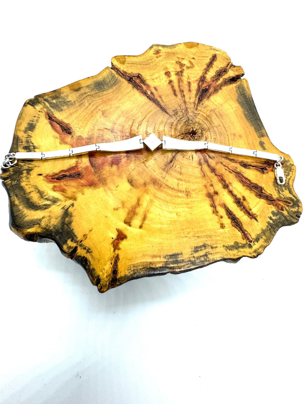 Black fire opal bracelet