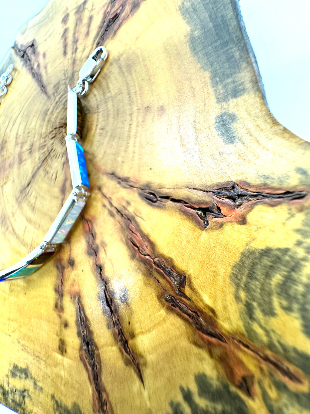 Multi-color fire opal bracelet