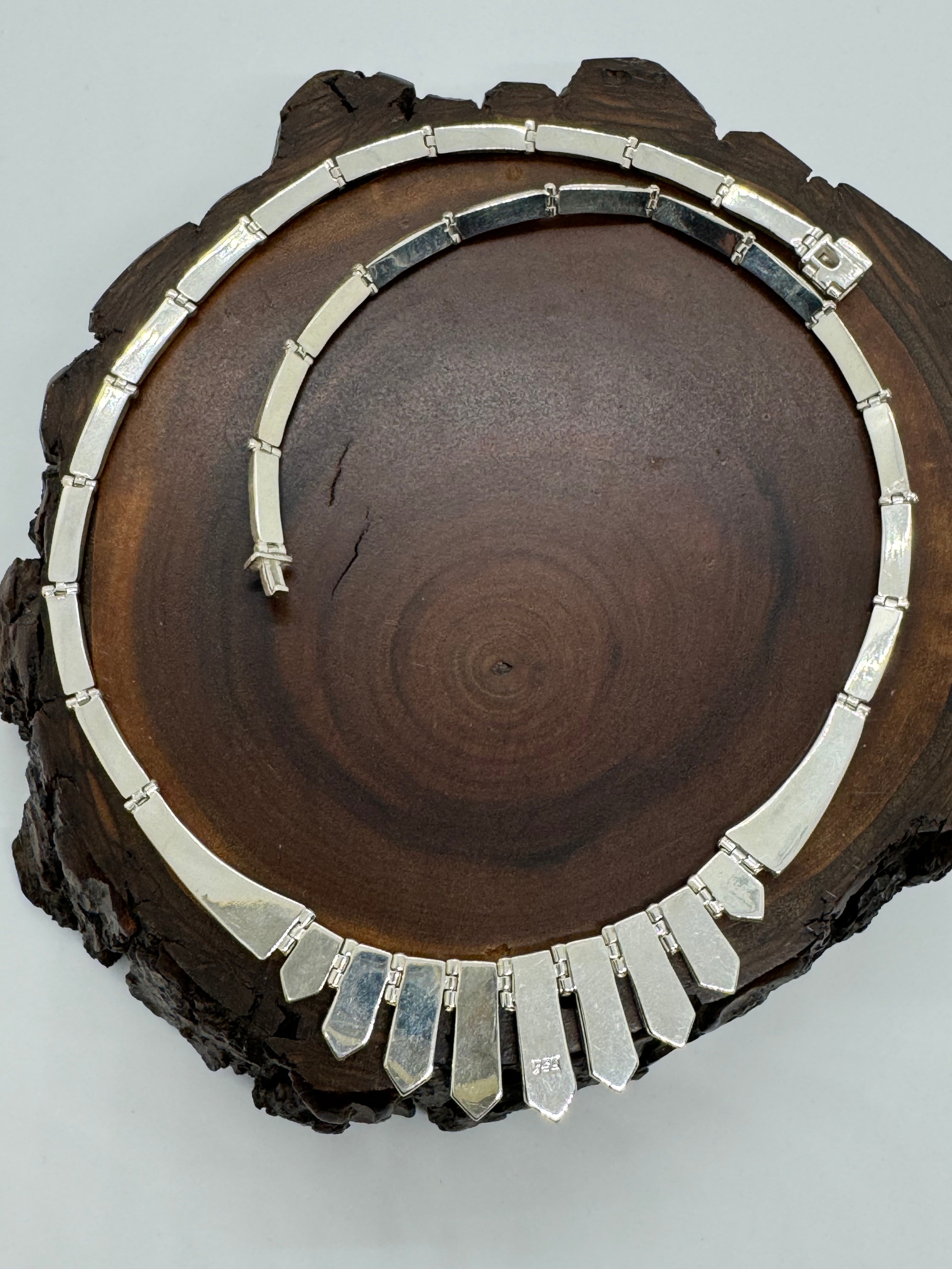 Multicolor fire opal necklace