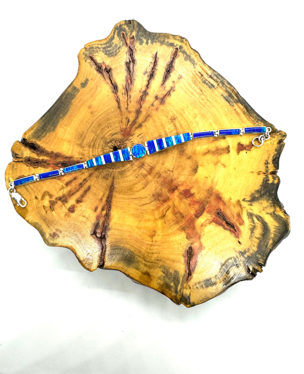 Blue fire bracelet