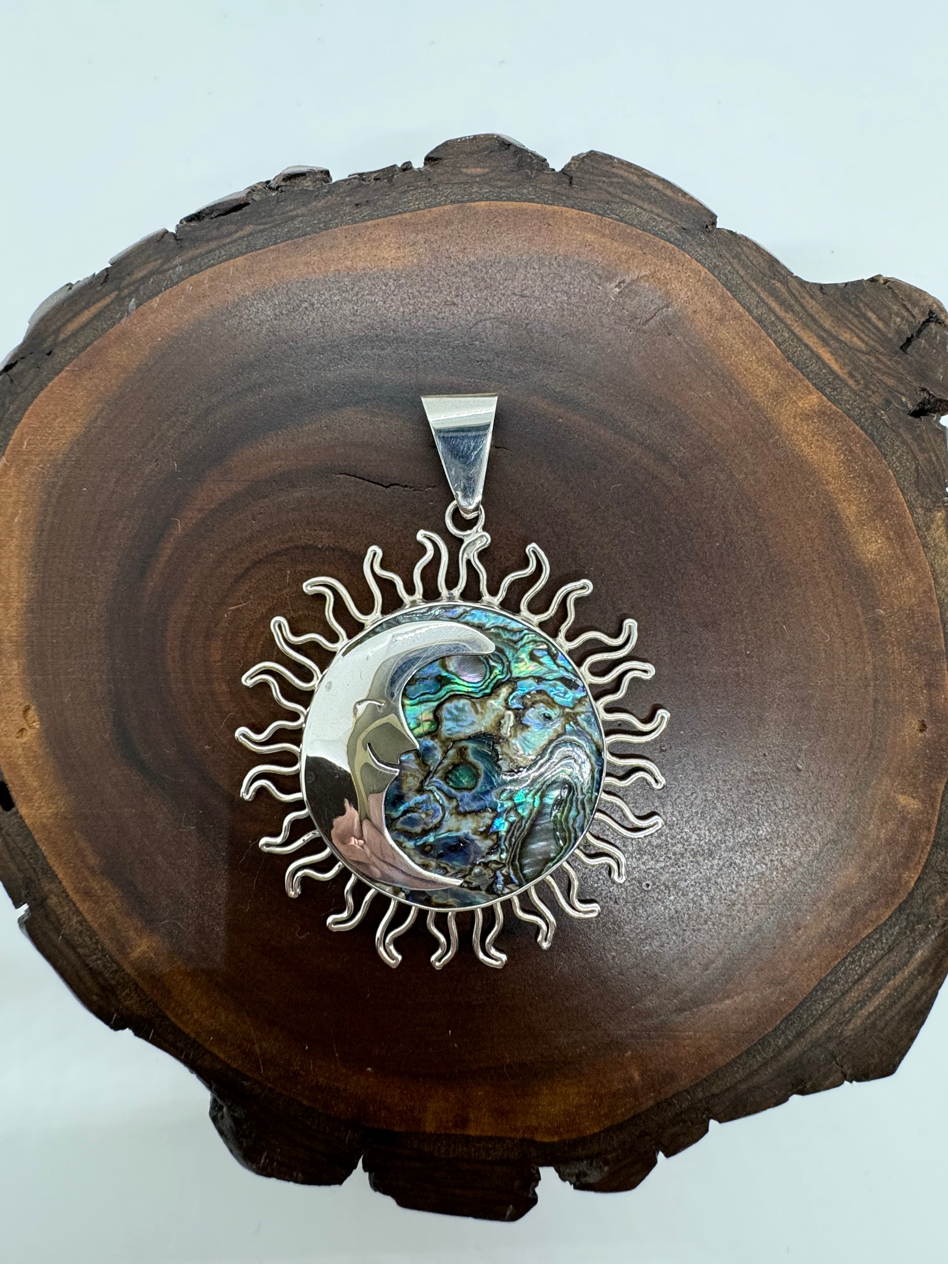 Abalone shell pendant