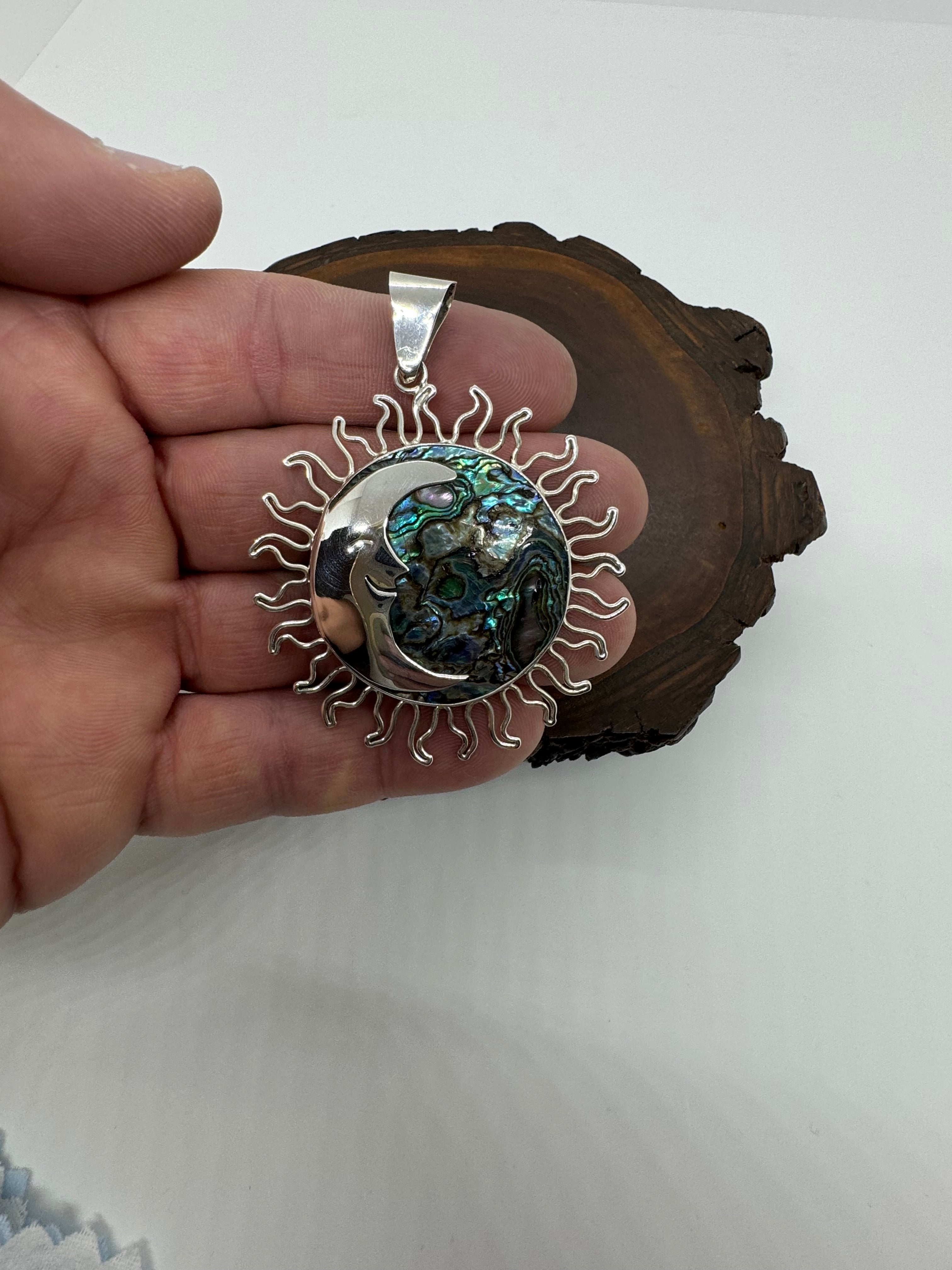 Abalone shell pendant