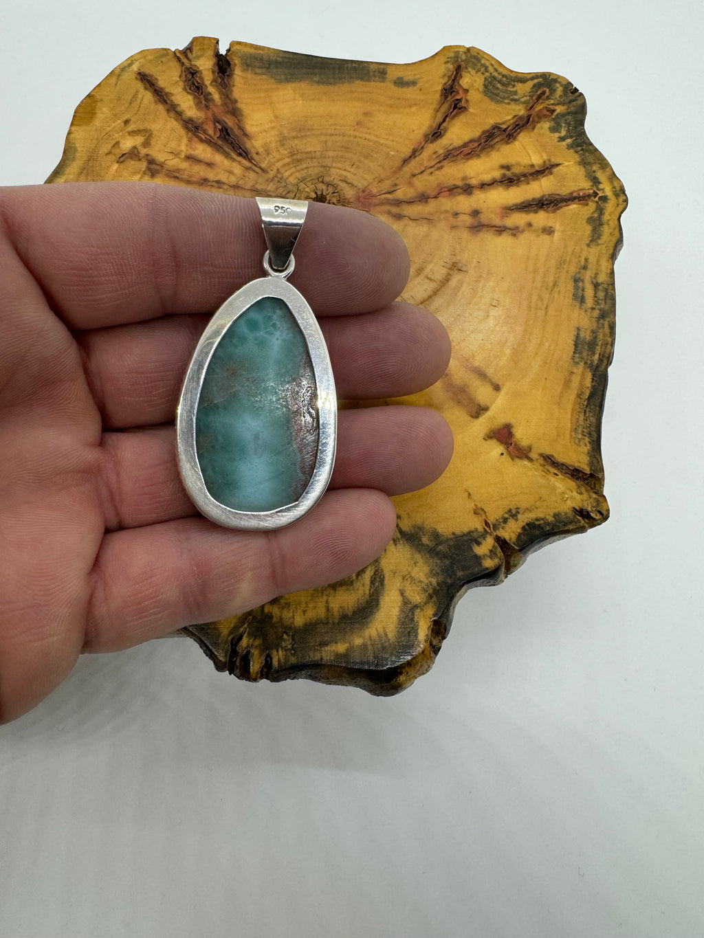 Larimar pendant