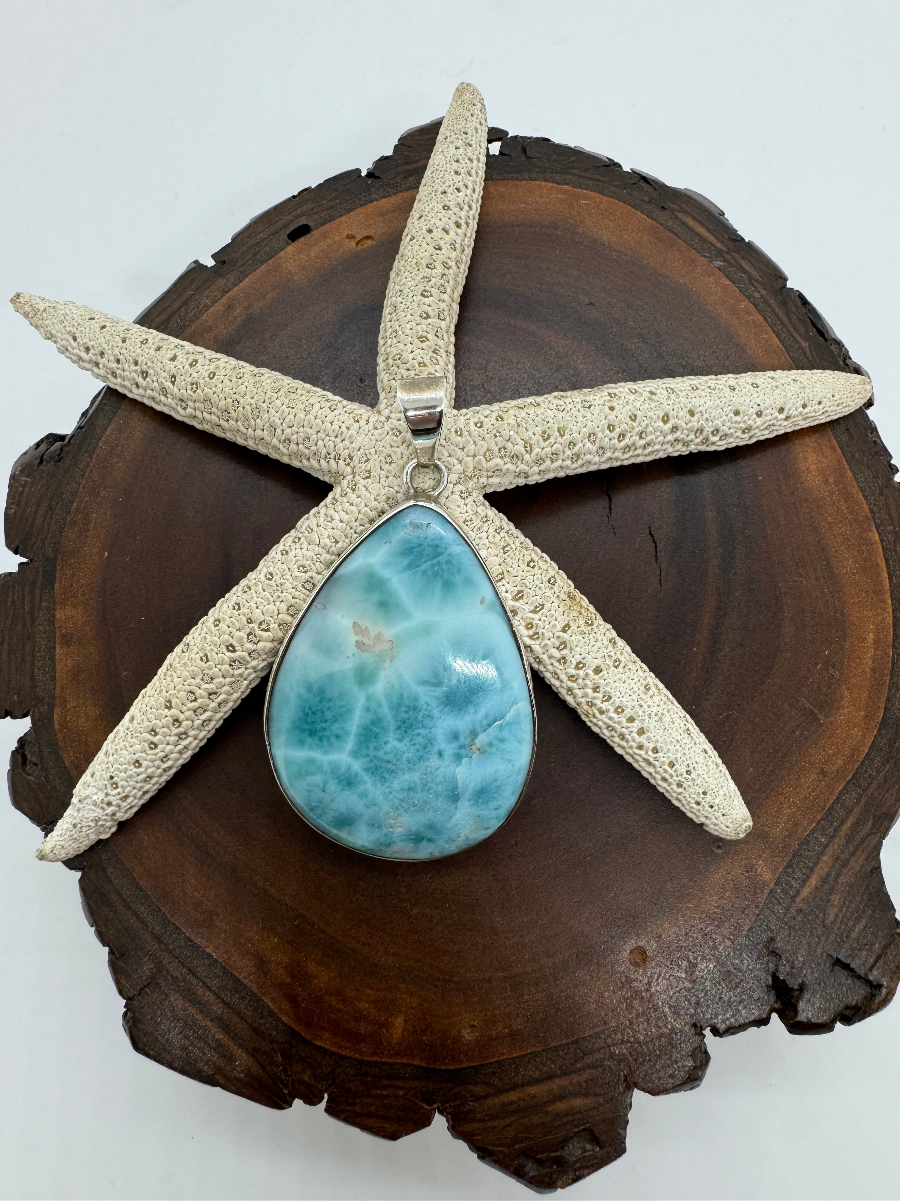 Coki point Larimar pendant