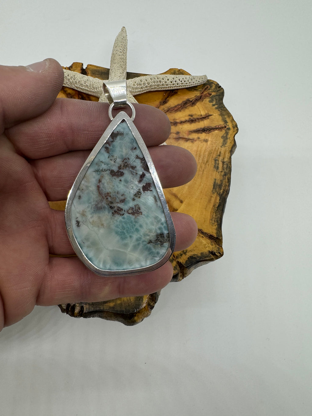 Big island Larimar pendant