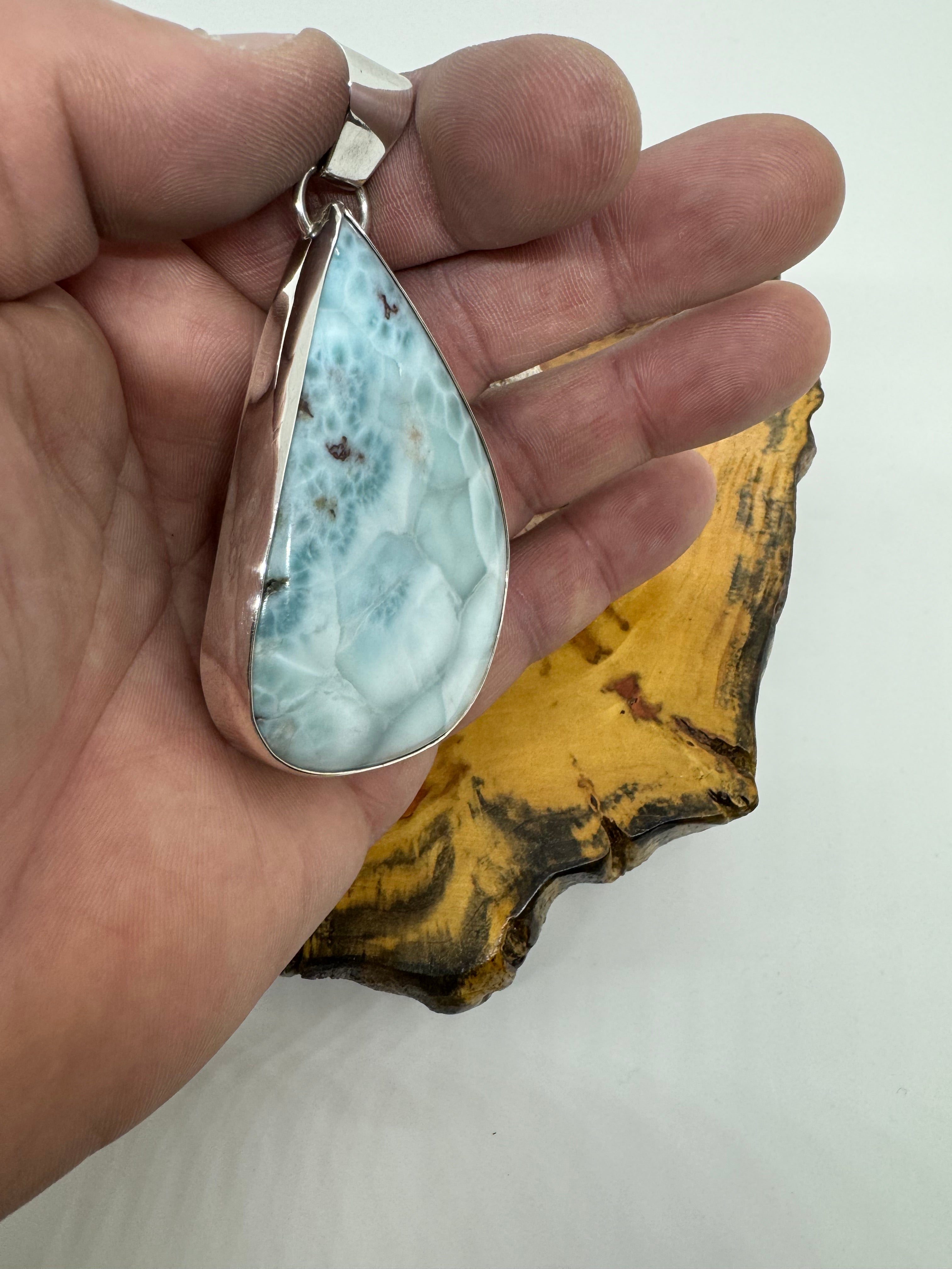 Big island Larimar pendant
