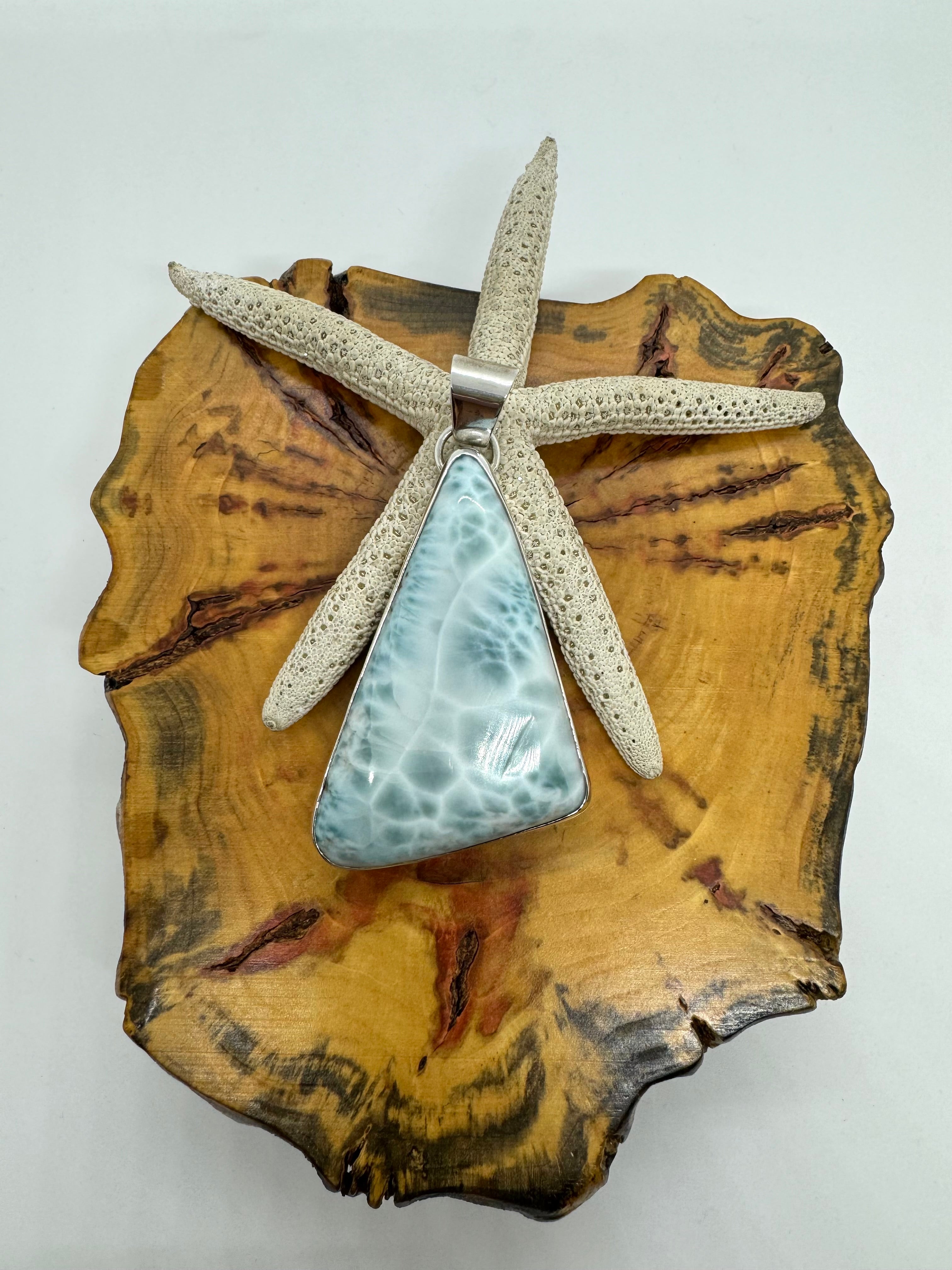 Love city Larimar pendant
