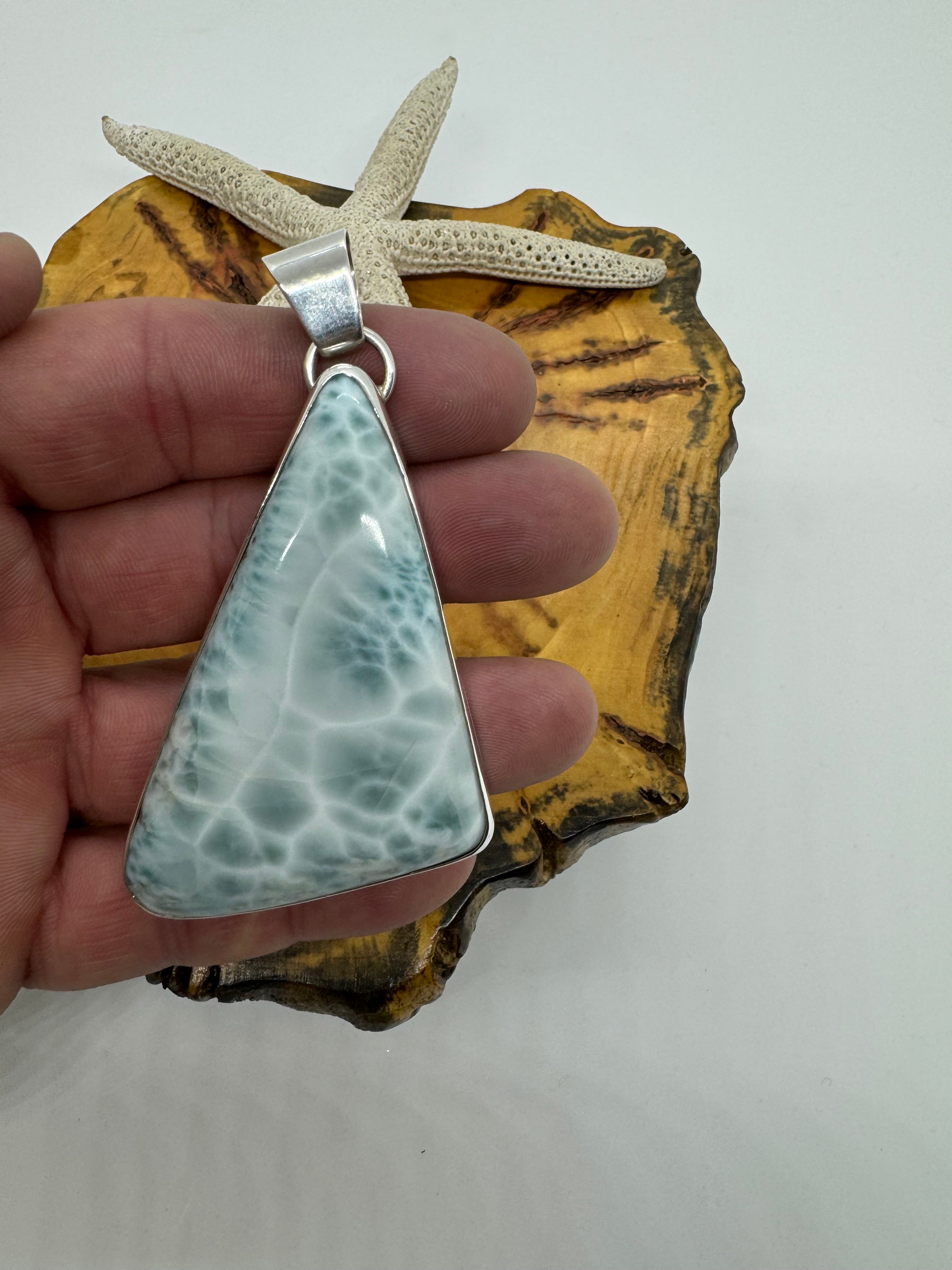 Love city Larimar pendant