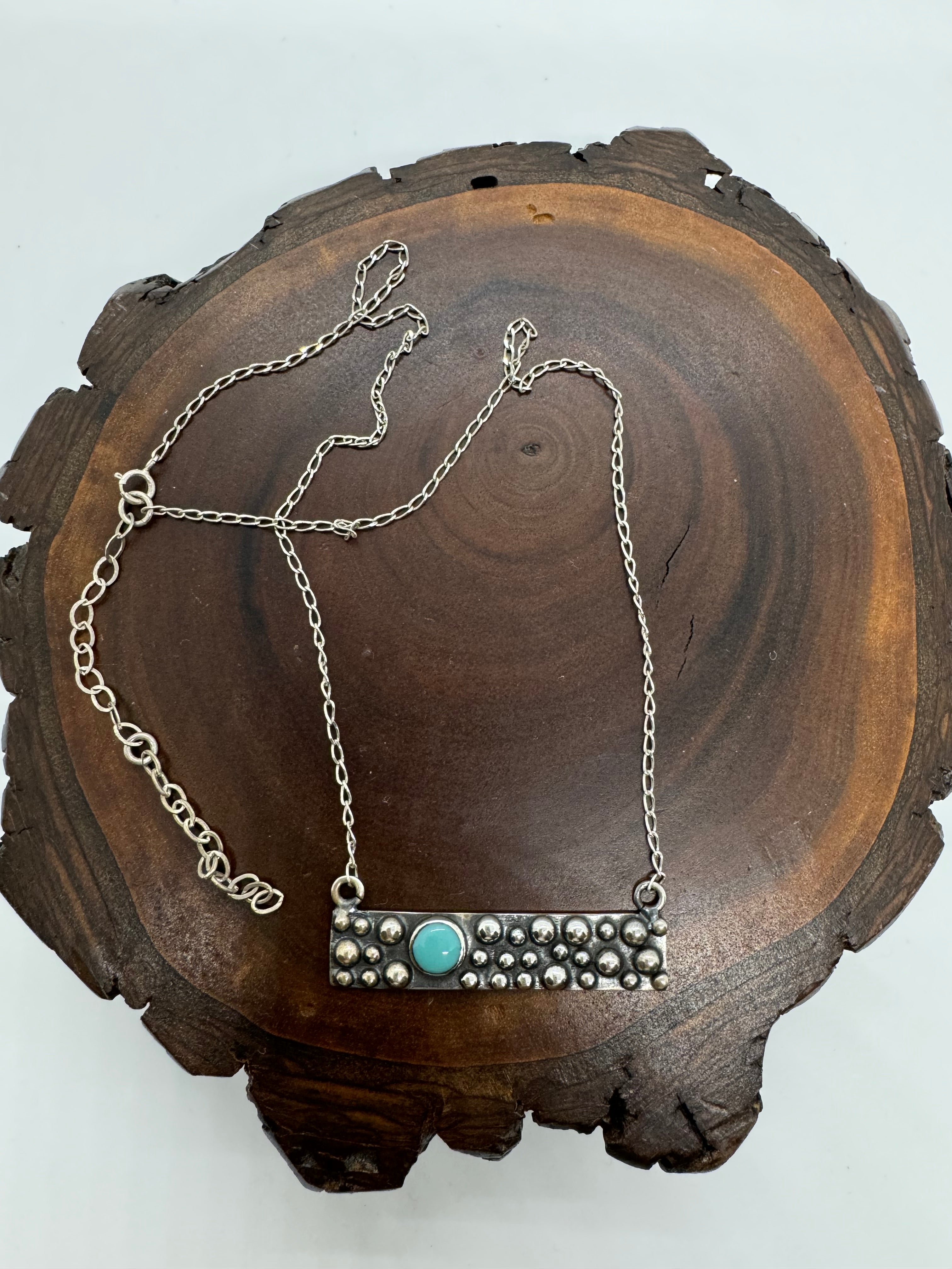 One love turquoise necklace