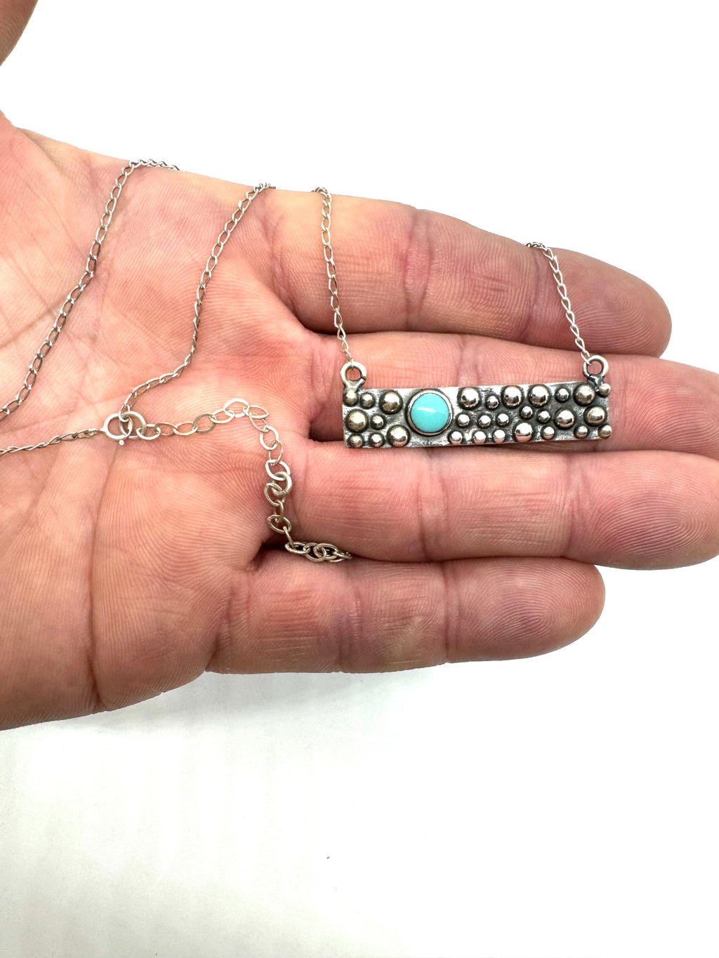 One love turquoise necklace