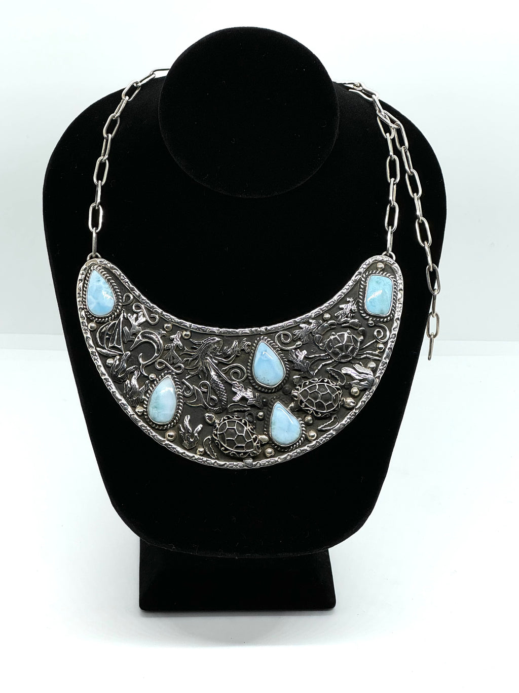 Seascape Larimar necklace