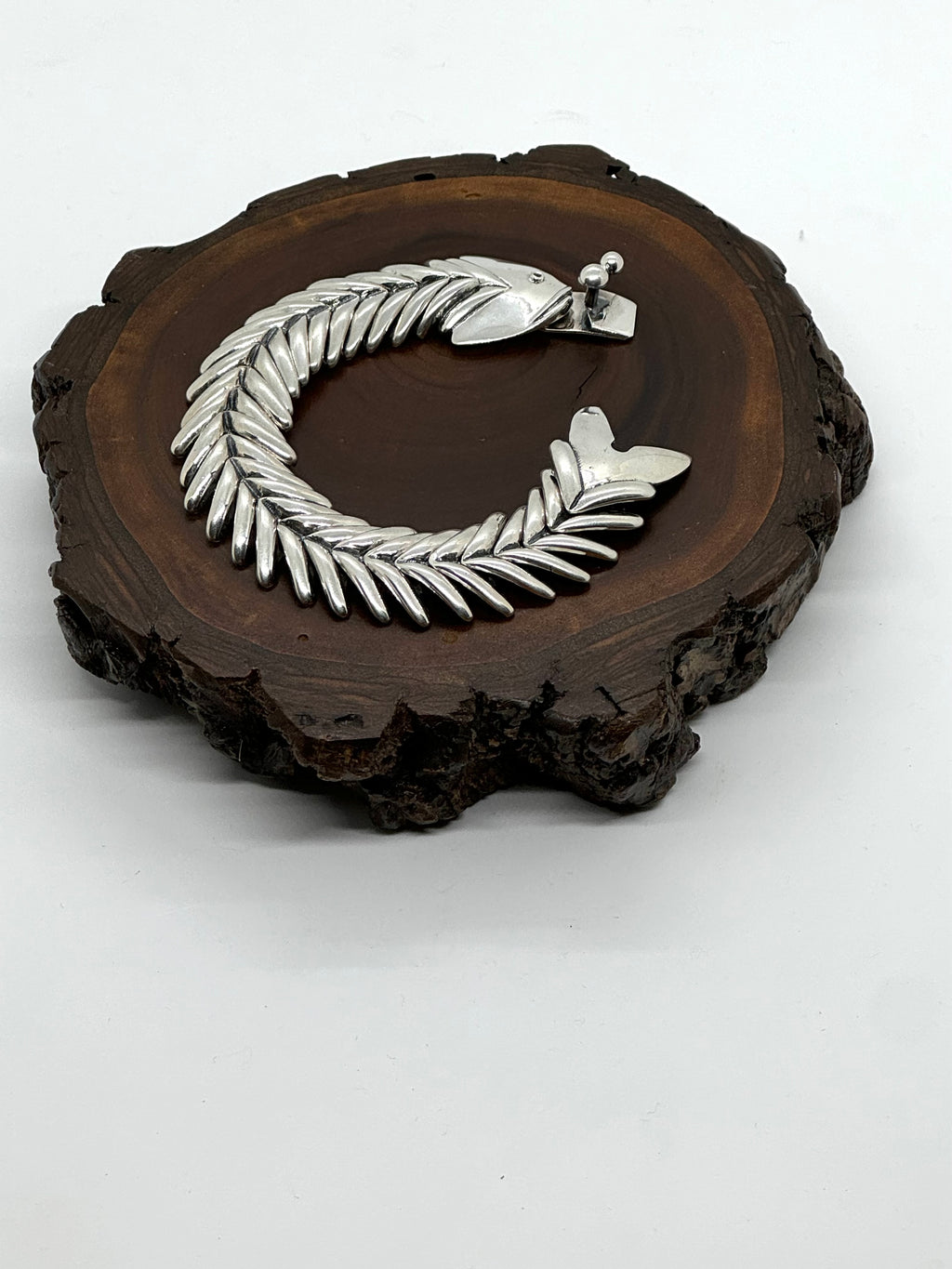 Oceans embrace fish bone bracelet