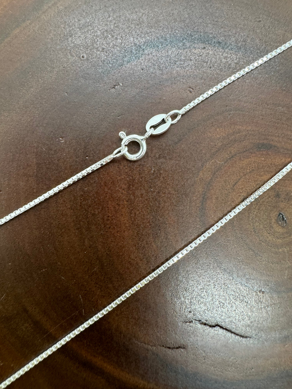 Sterling silver Italian box chain