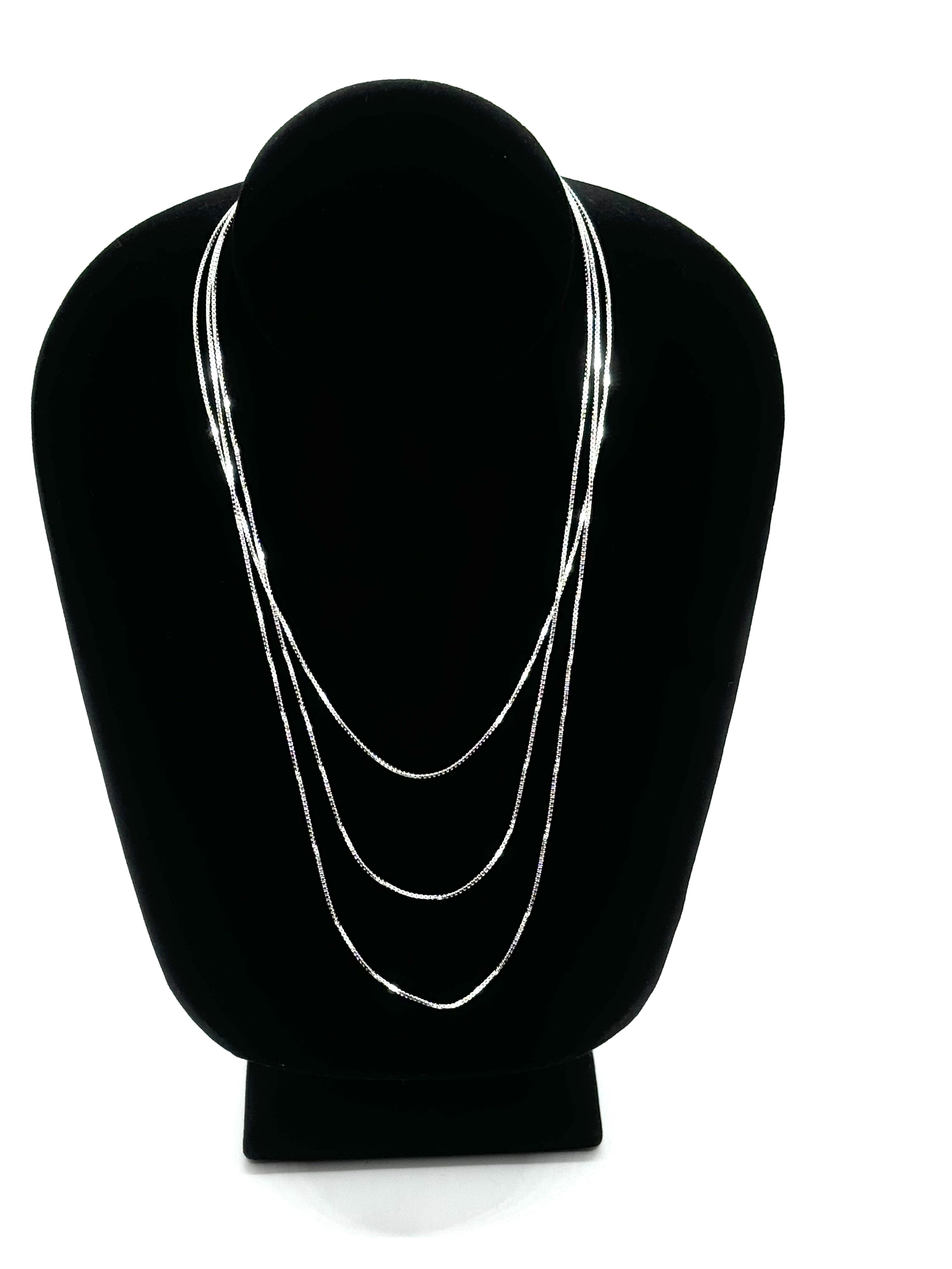 Sterling silver Italian box chain