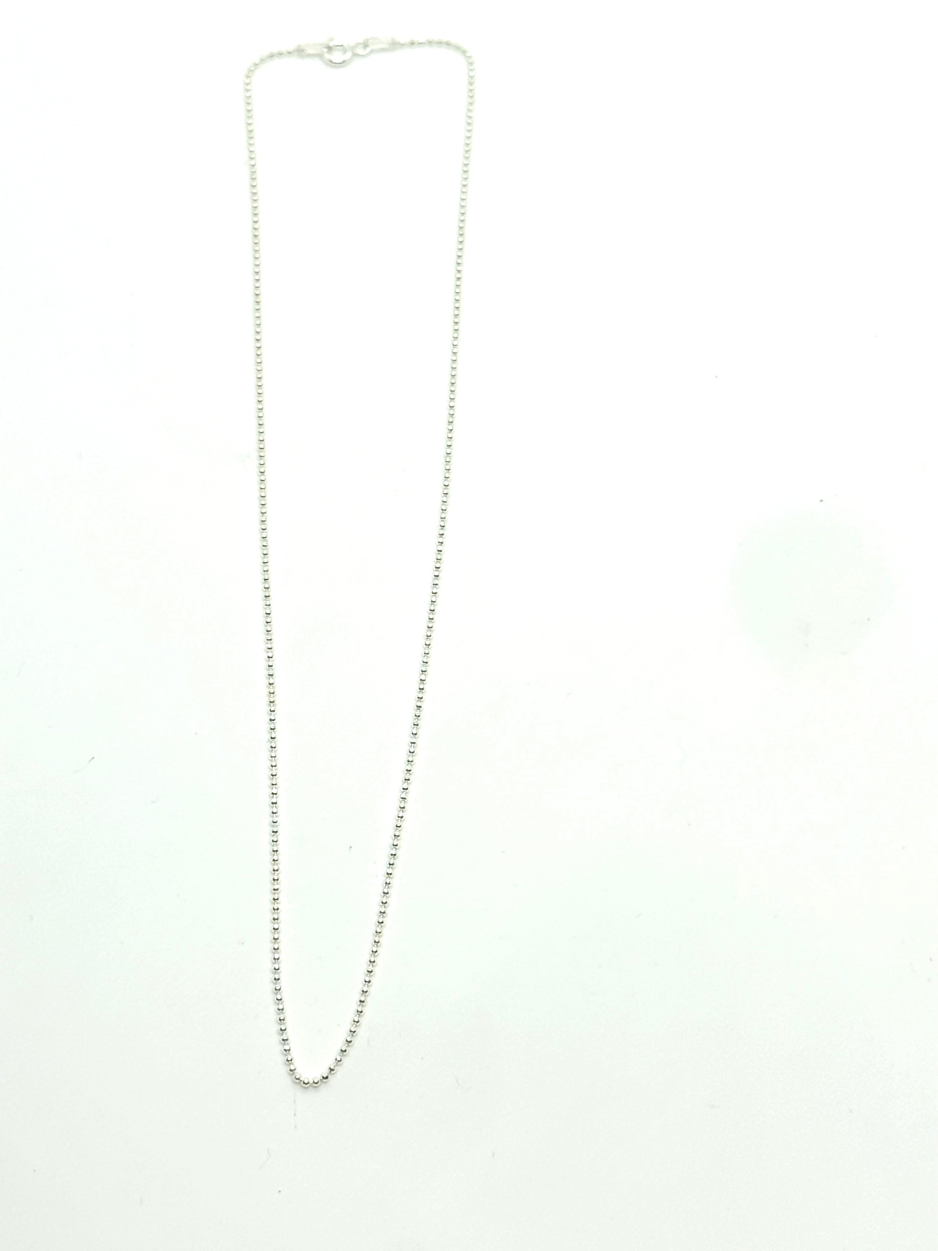 Italian sterling silver ball chain