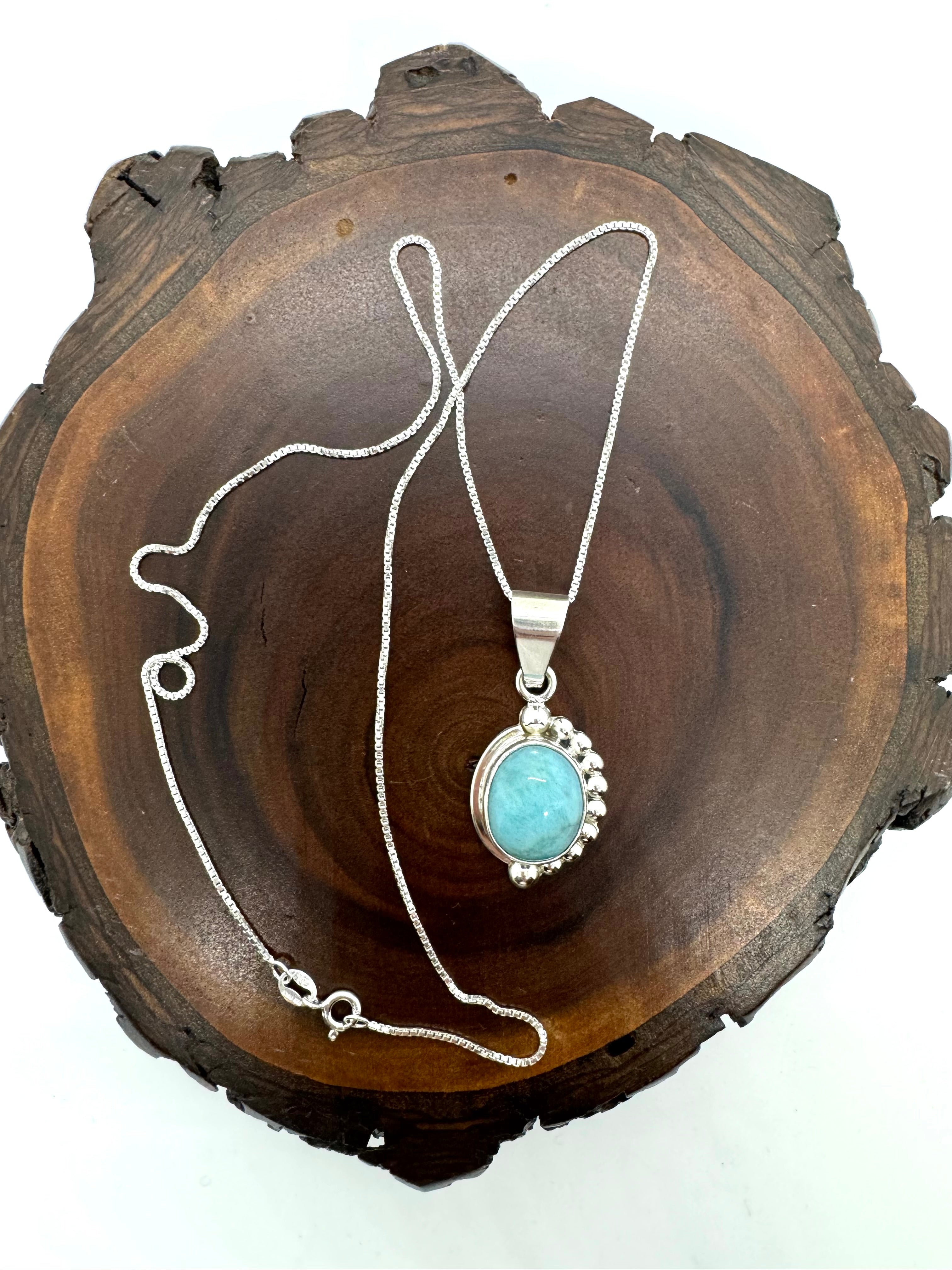 Surfside Larimar necklace