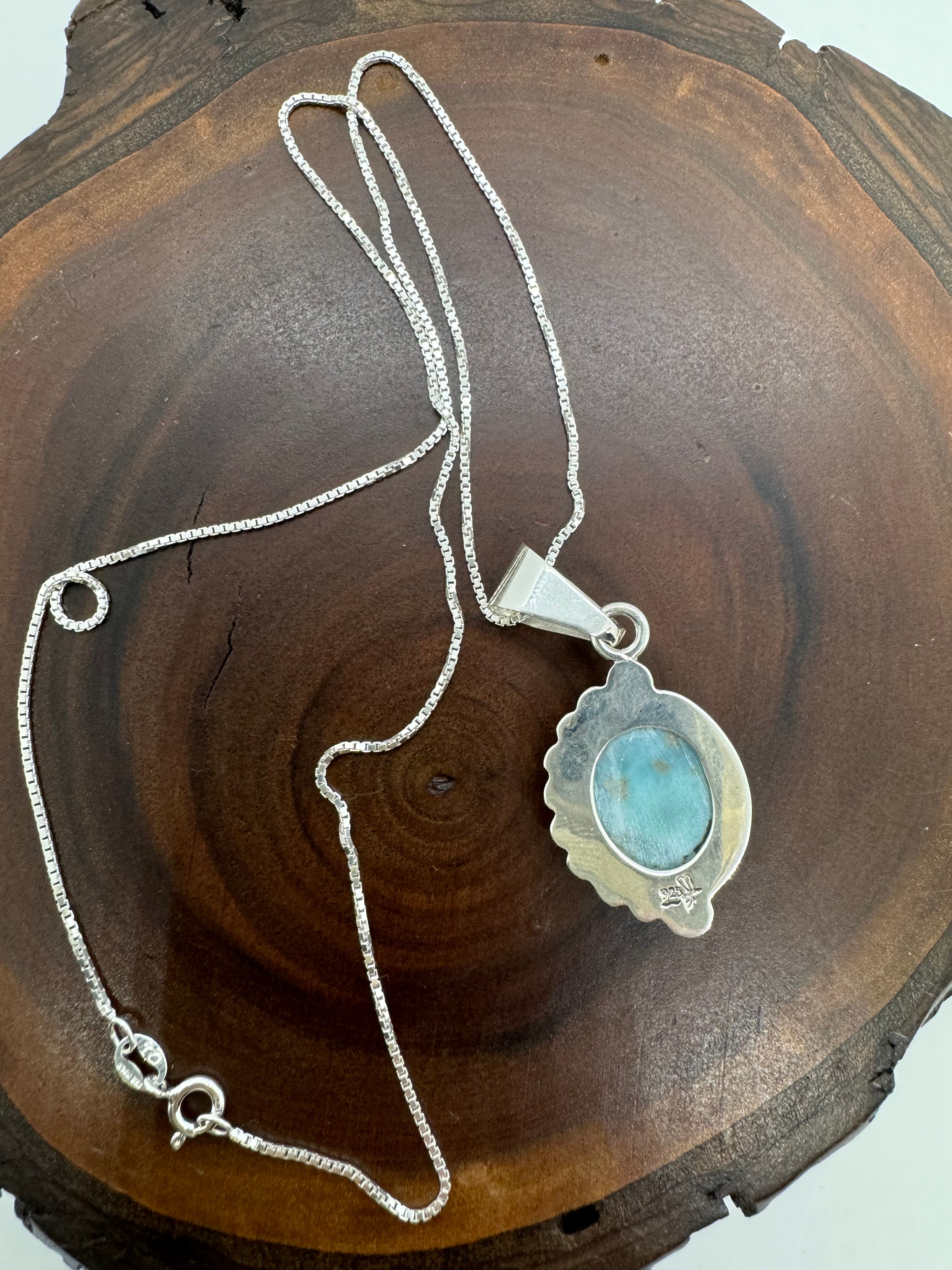 Surfside Larimar necklace