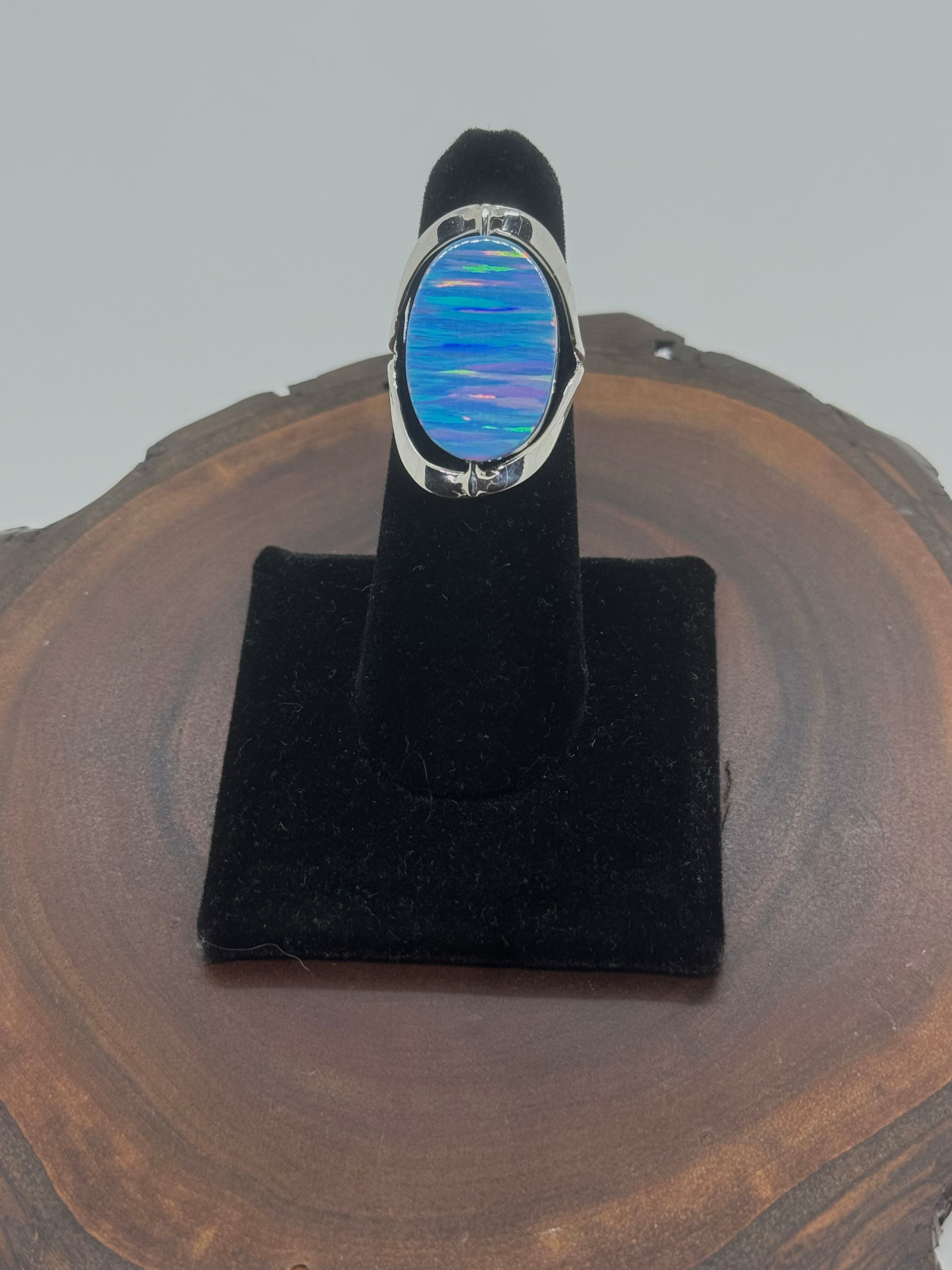Fire Opal Ring (reversible)