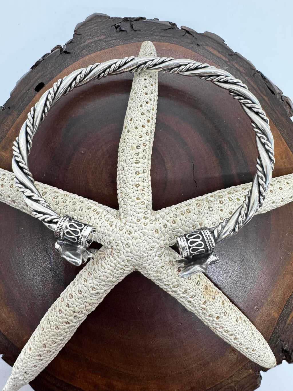 Fire opal mermaid tail bracelet