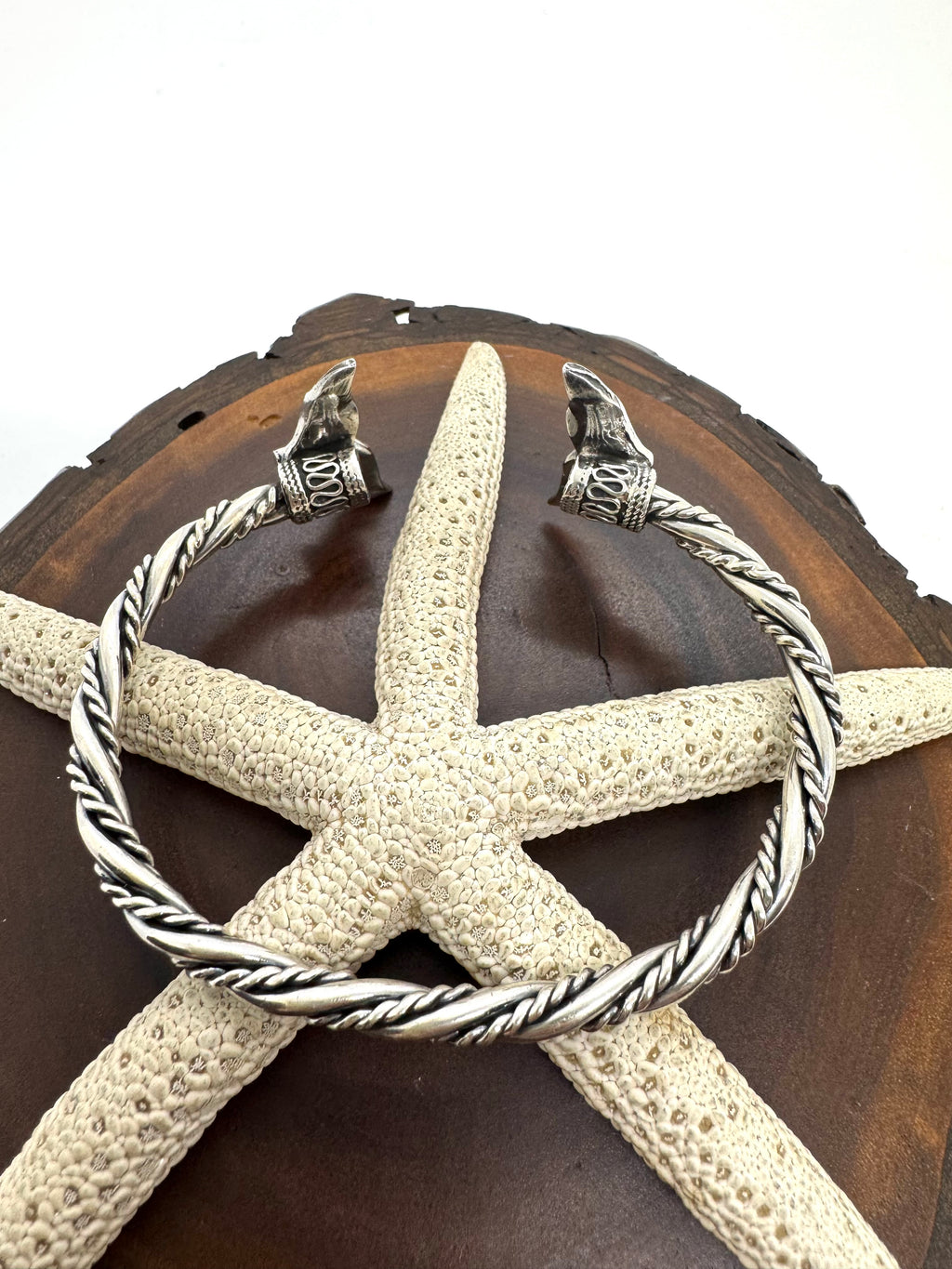 Fire opal mermaid tail bracelet