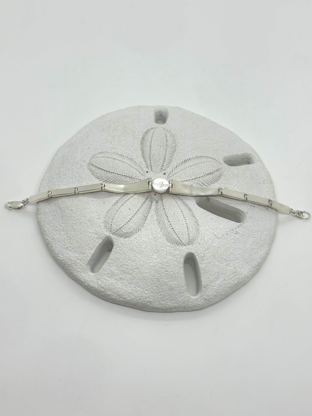 Orange fire opal bracelet