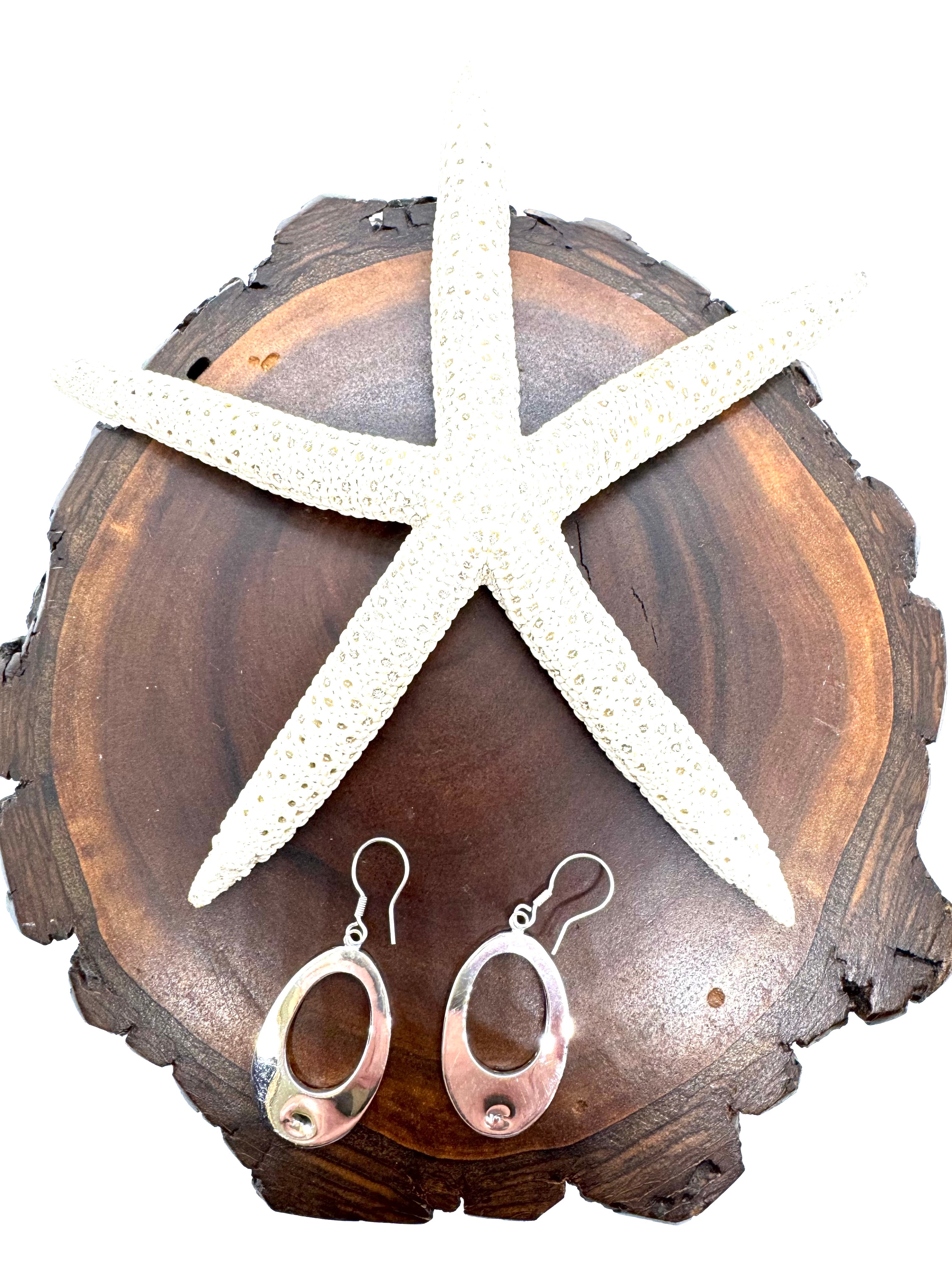 Multicolored hanging fire opal earrings