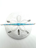 Sea blue fire opal bracelet