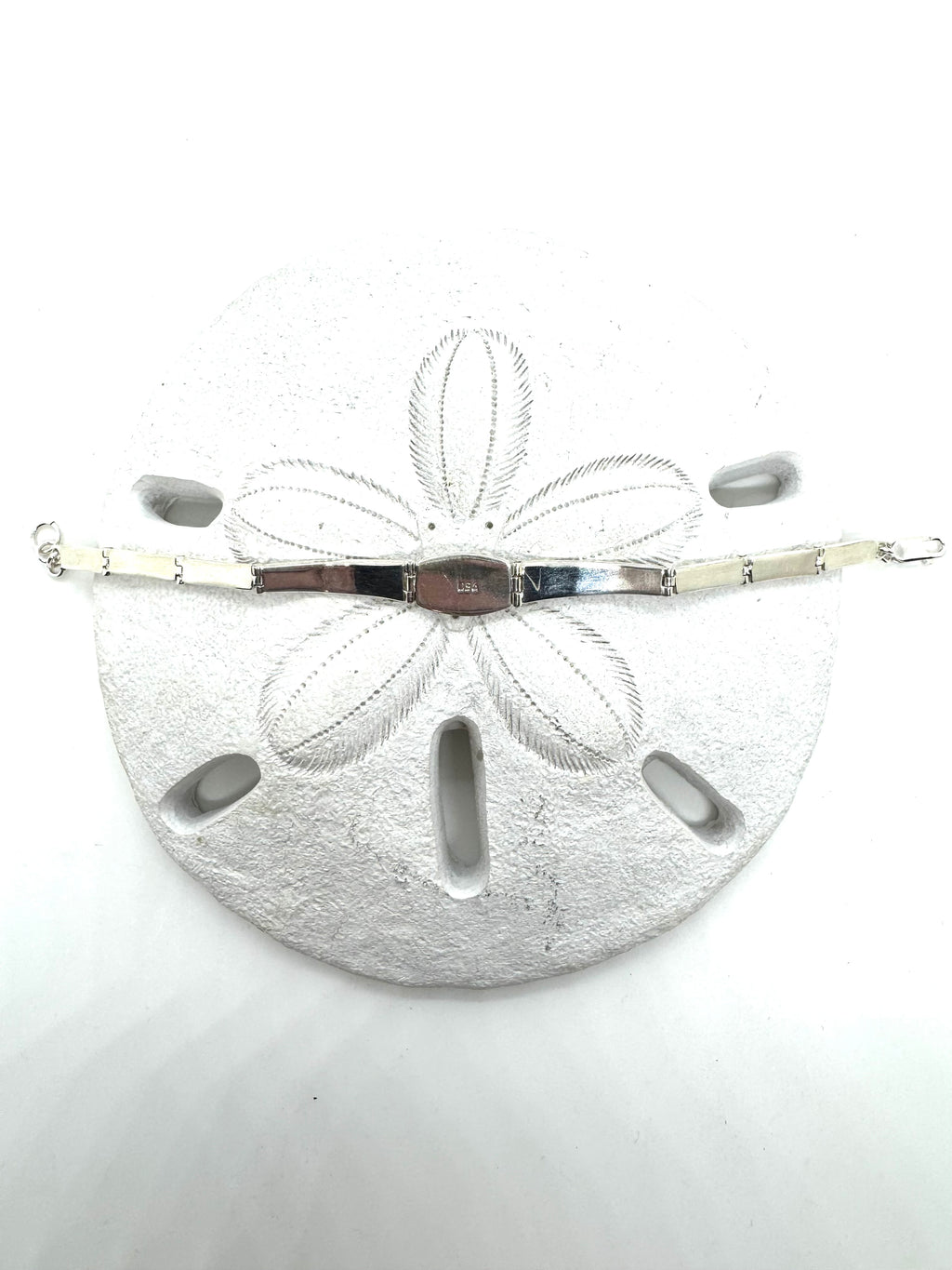 White fire opal bracelet