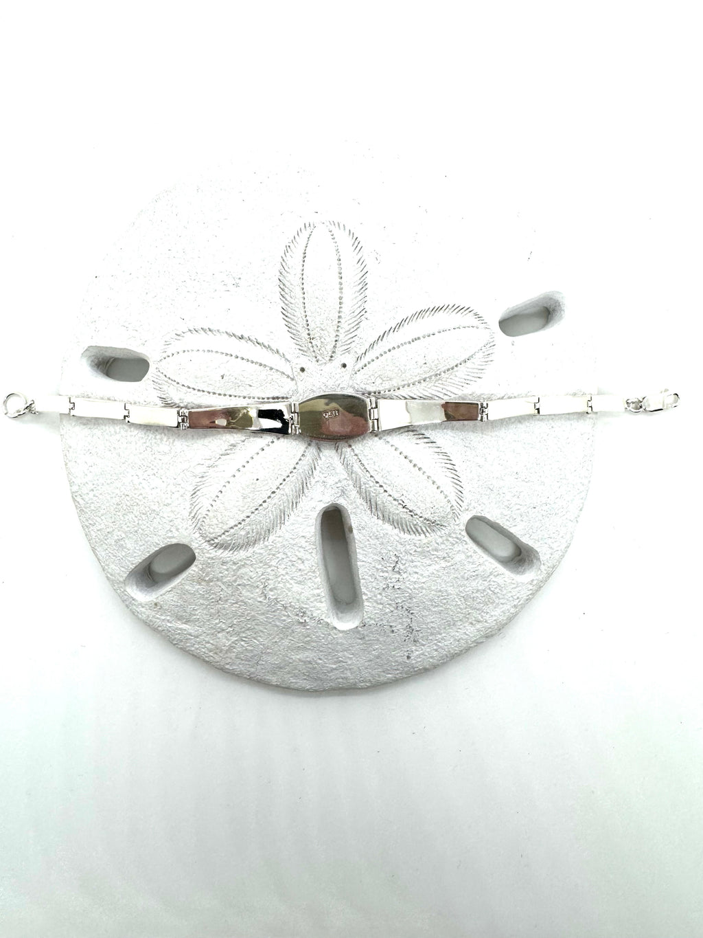 Pink fire opal bracelet