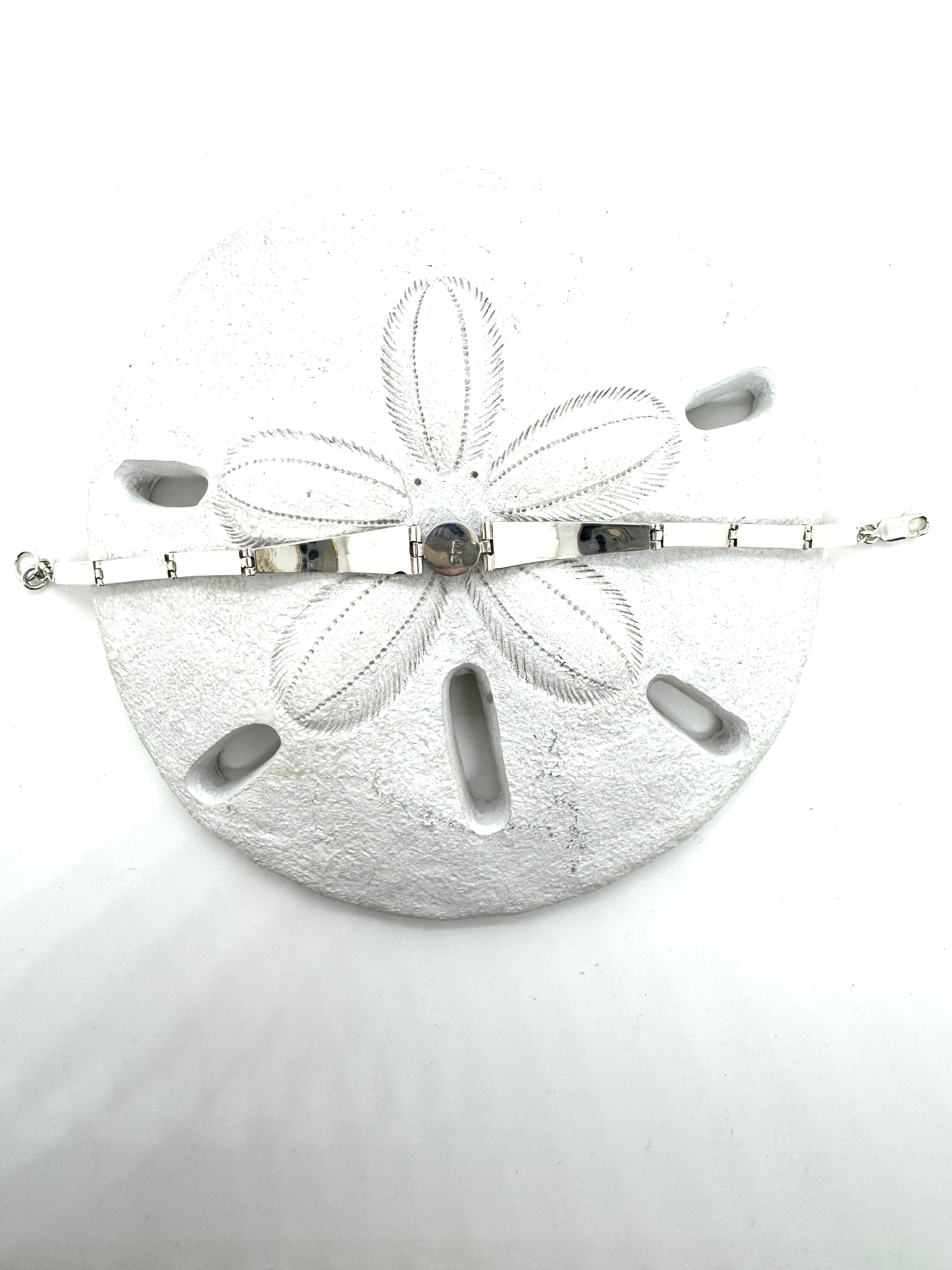 Black fire opal bracelet