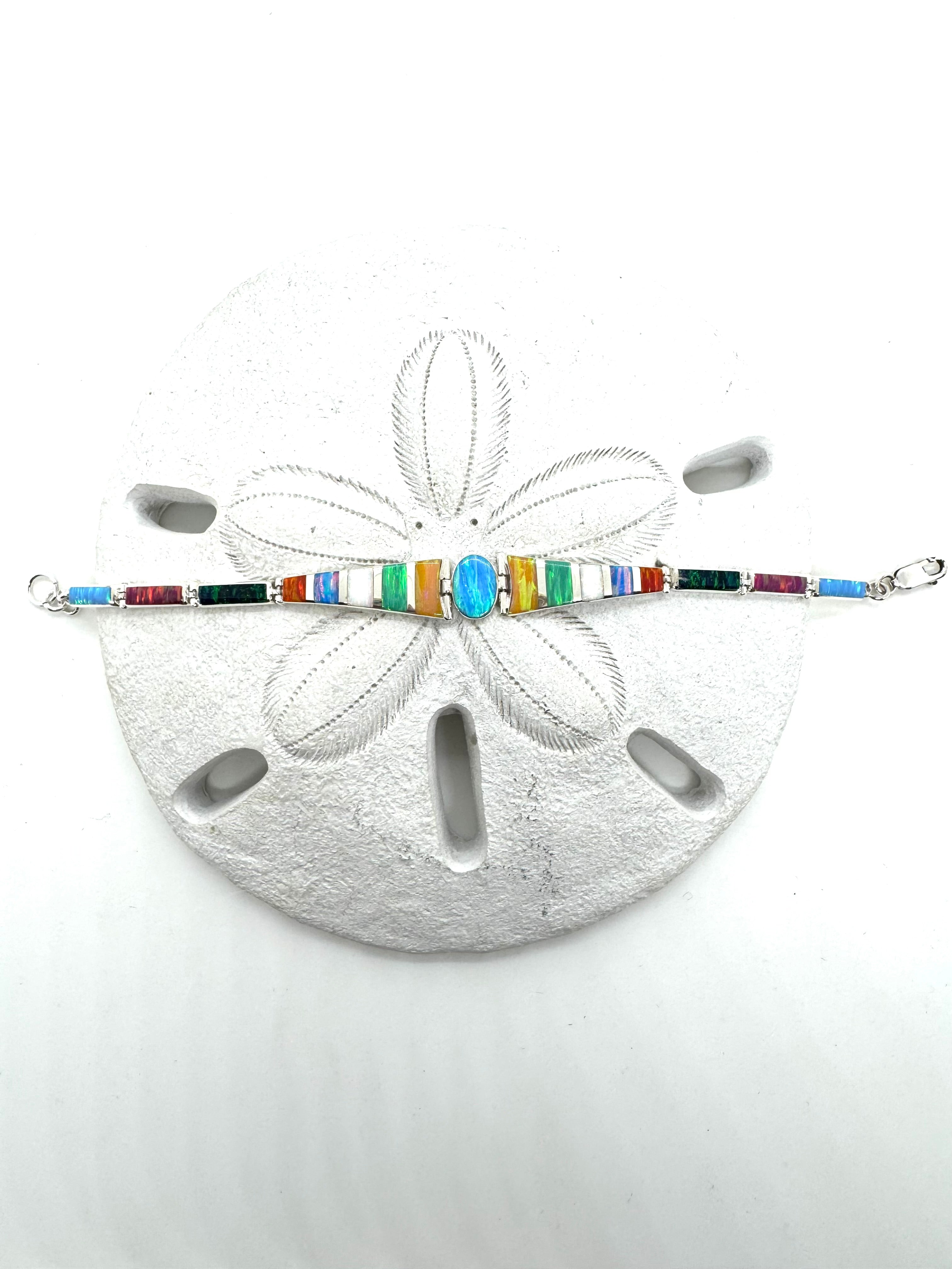Multi-Color fire opal bracelet