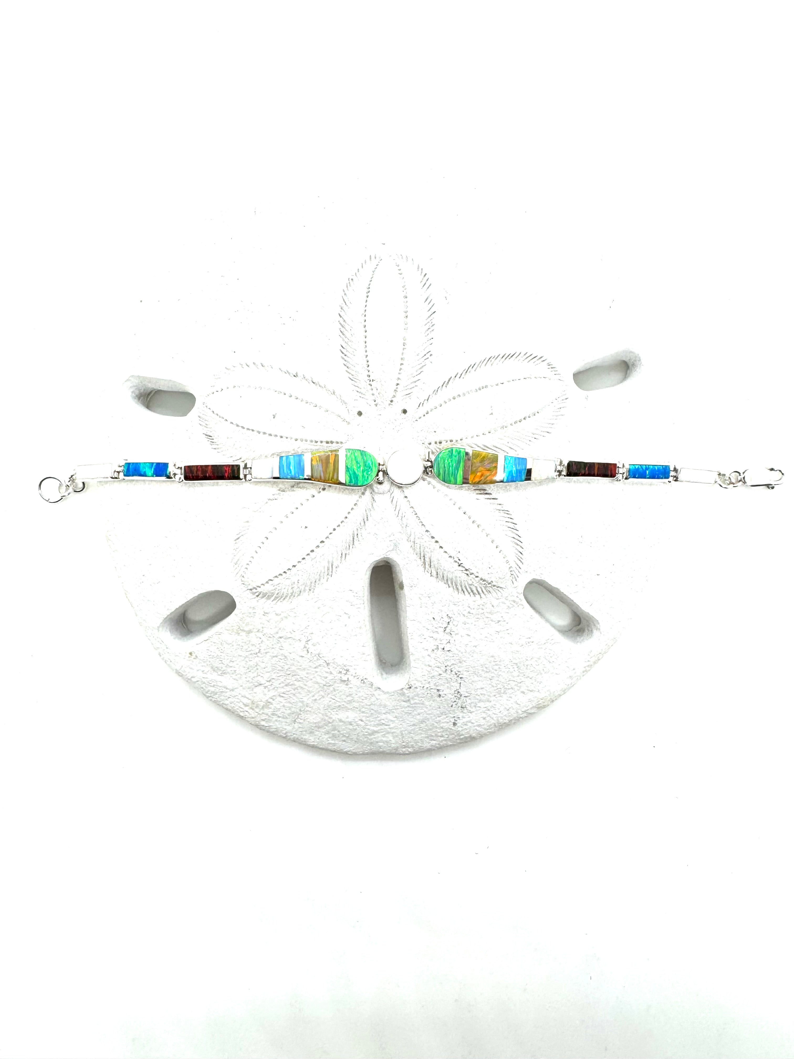 Multi-Color fire opal bracelet