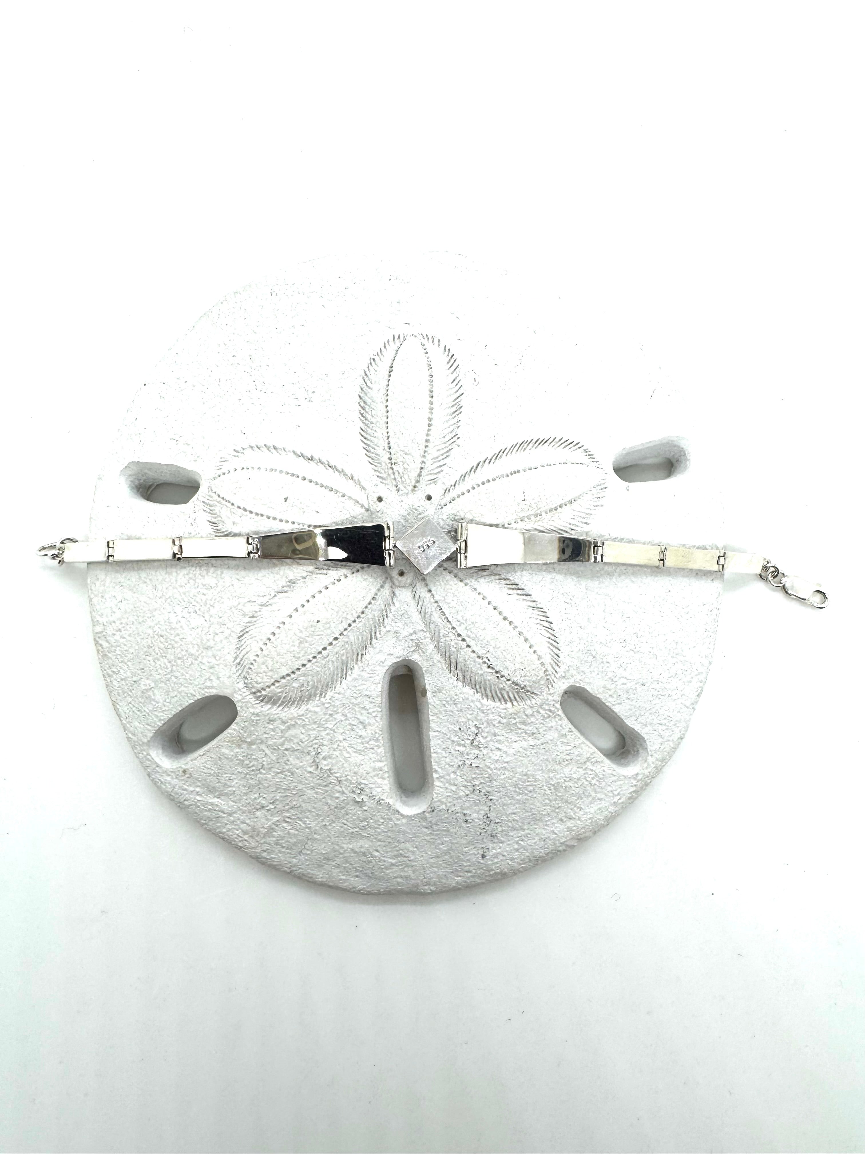 Black fire opal bracelet