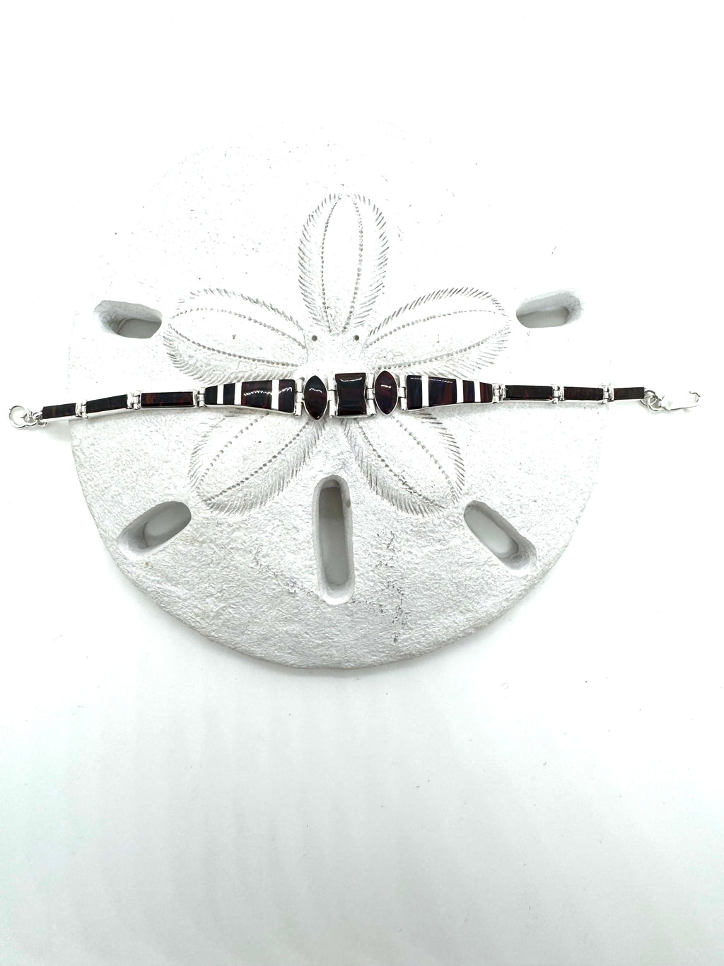 Black fire opal bracelet