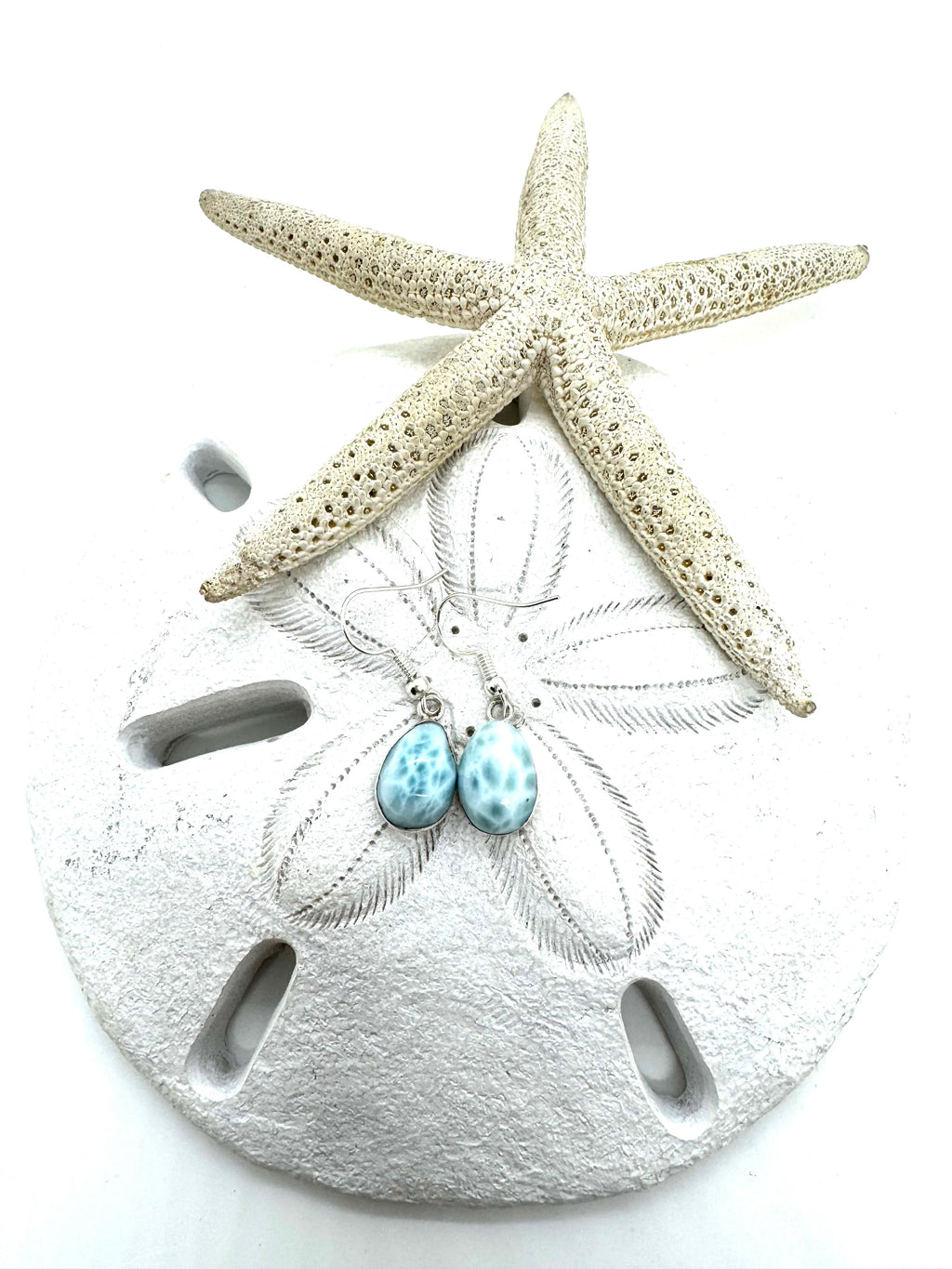 Larimar earrings