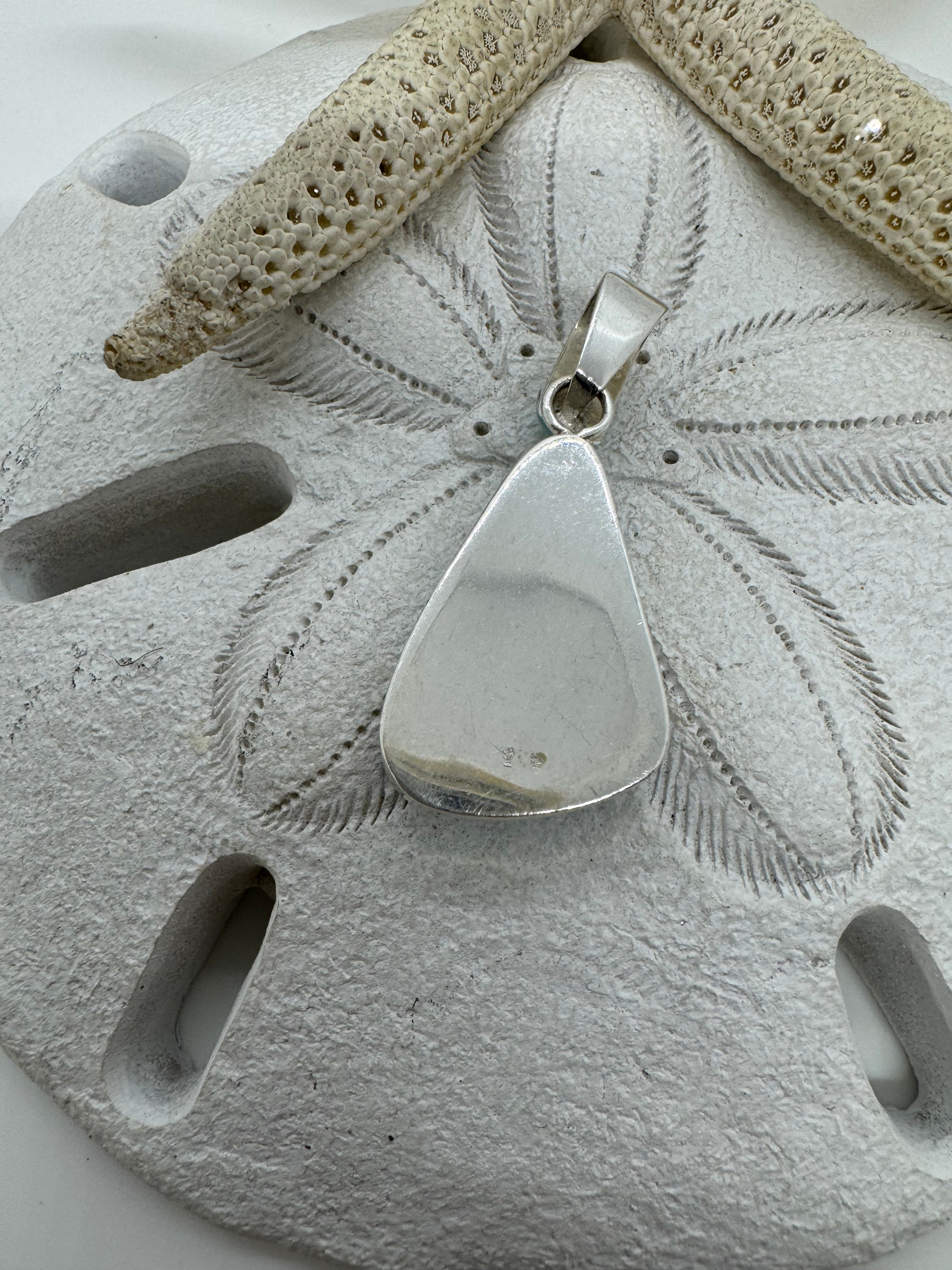 One drop Larimar pendant