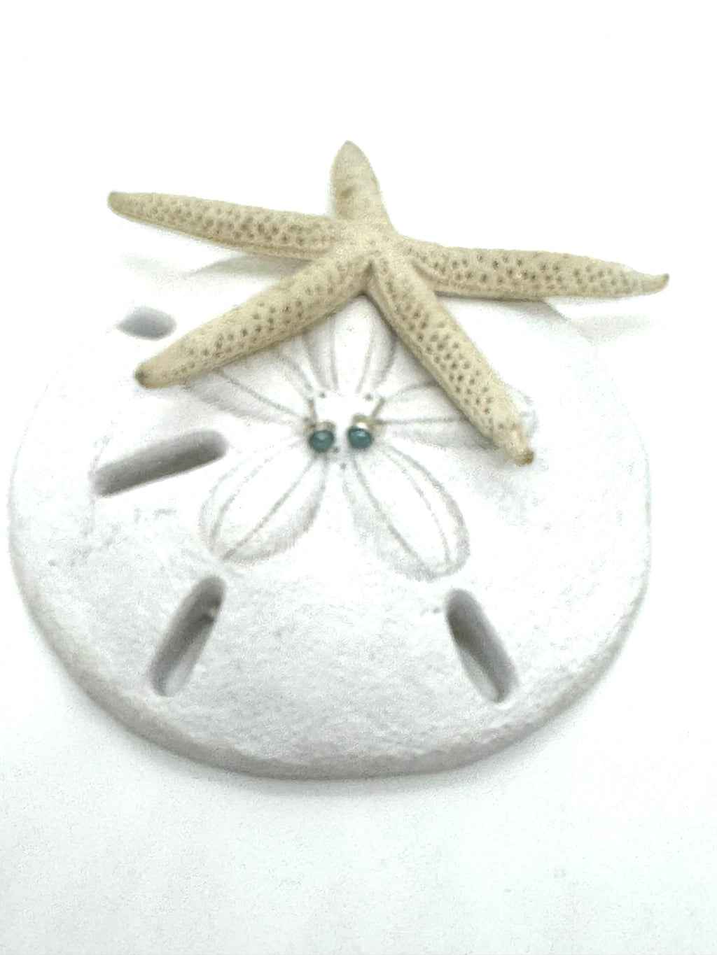 Small Larimar post earrings