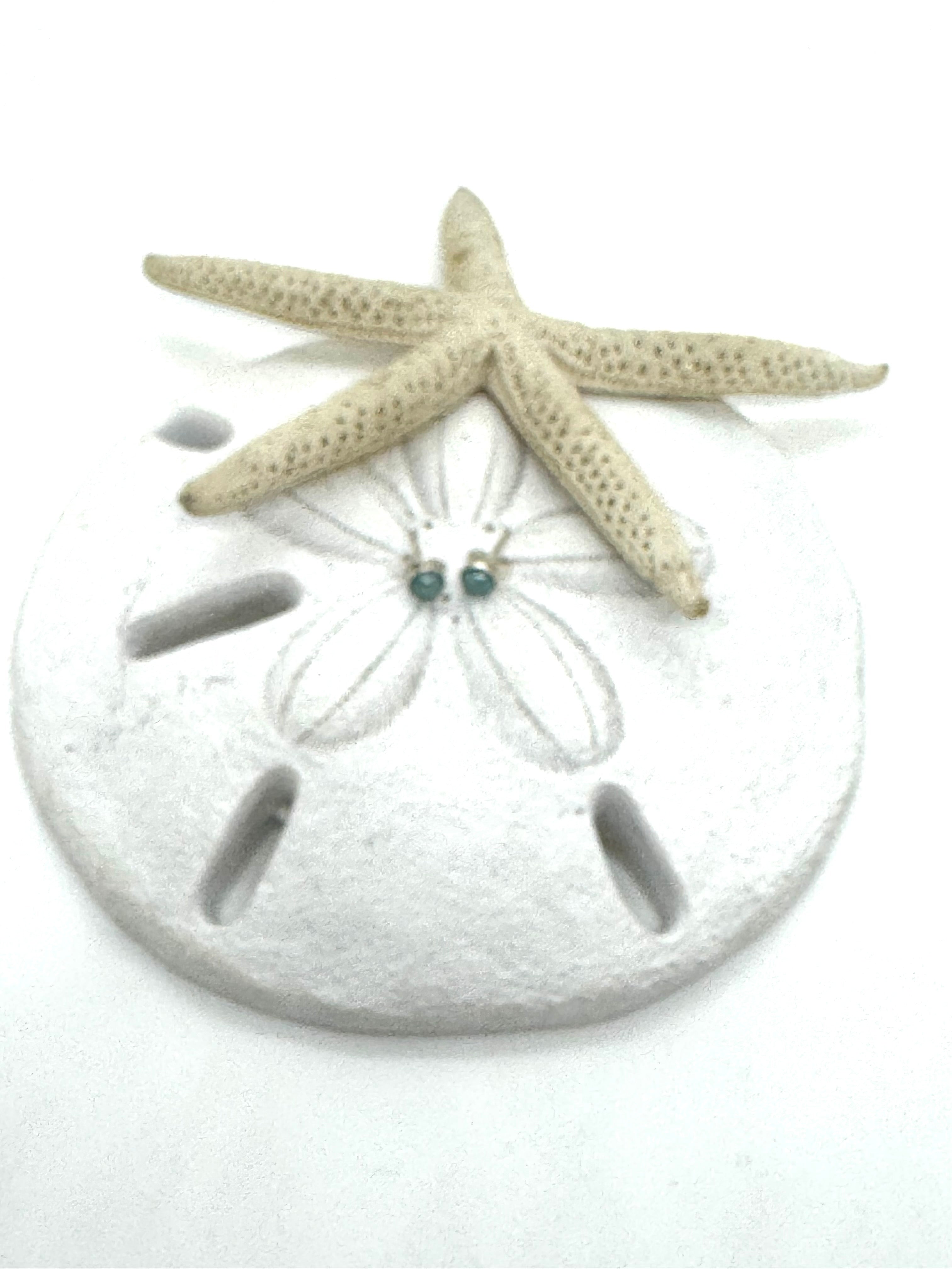 Small Larimar post earrings