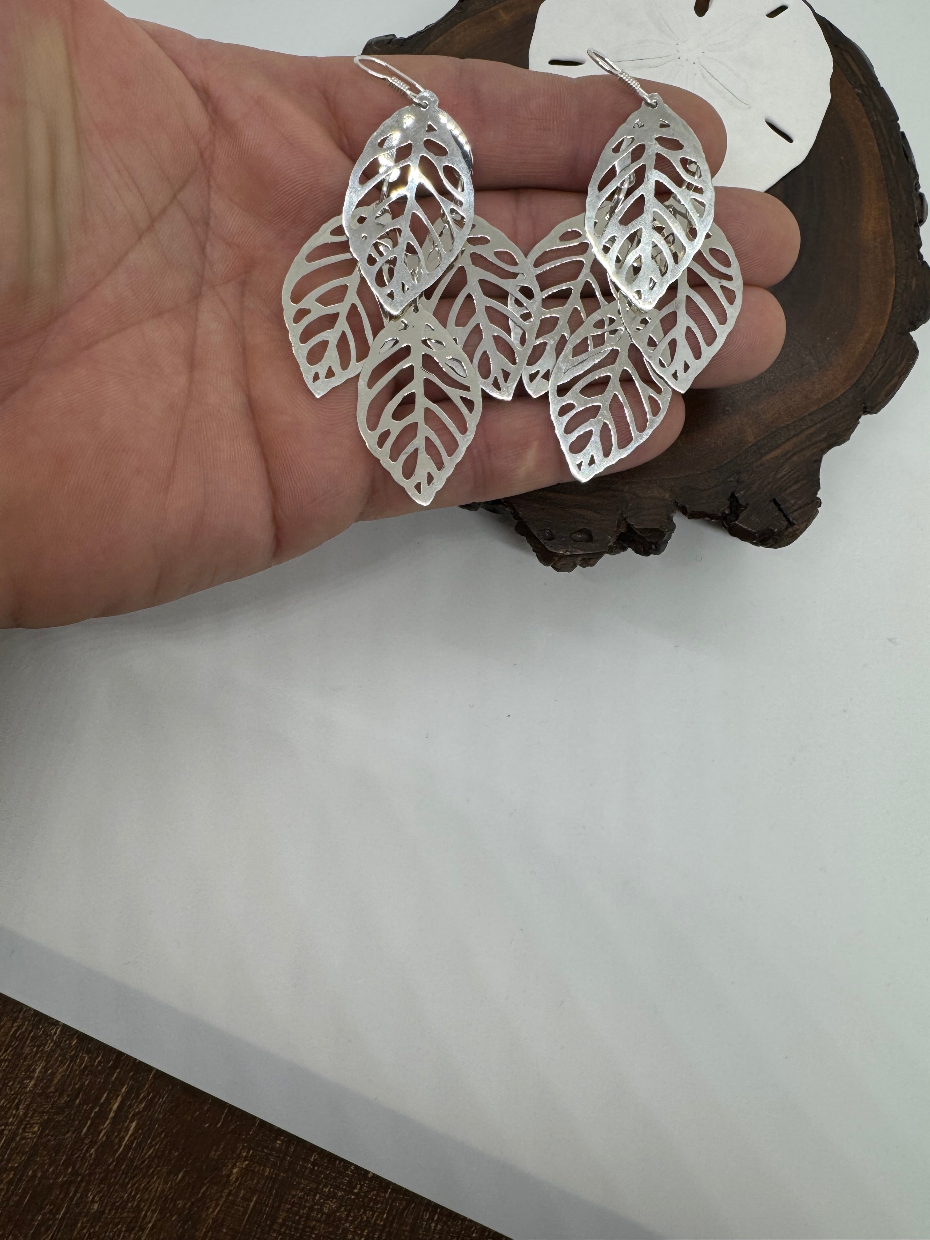 Autumn fall hanging earrings