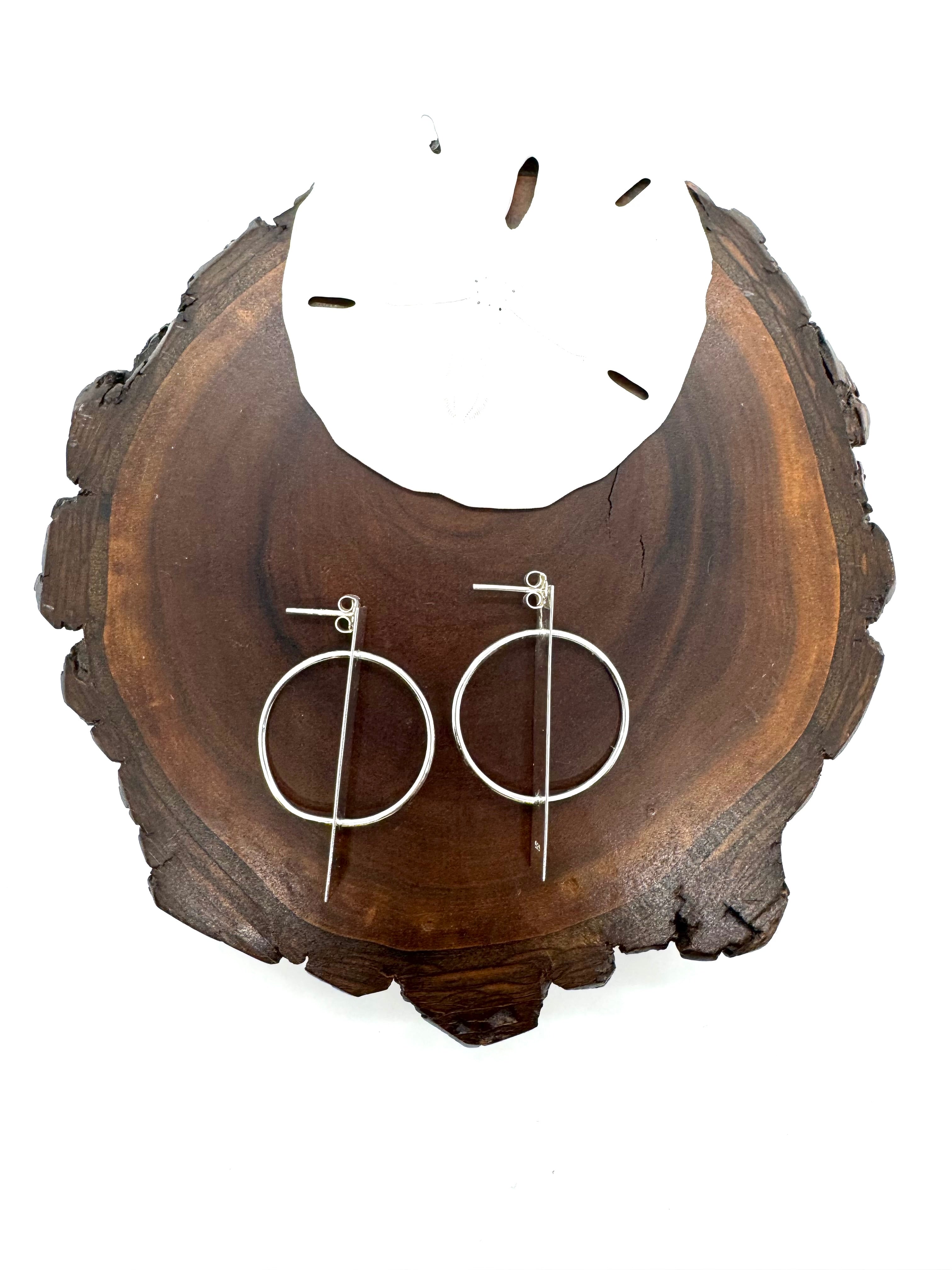 Lifestyle post earrings