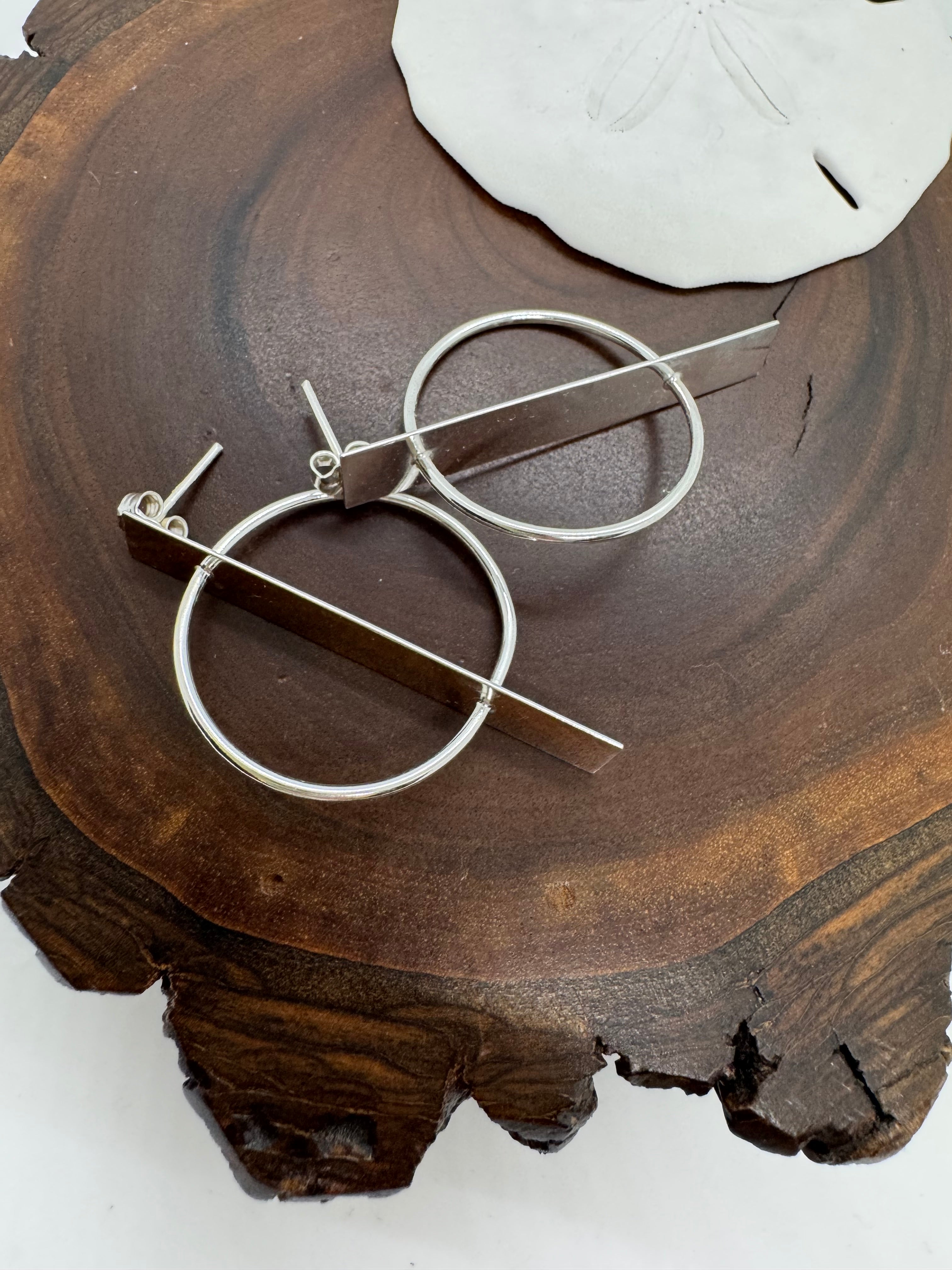 Lifestyle post earrings