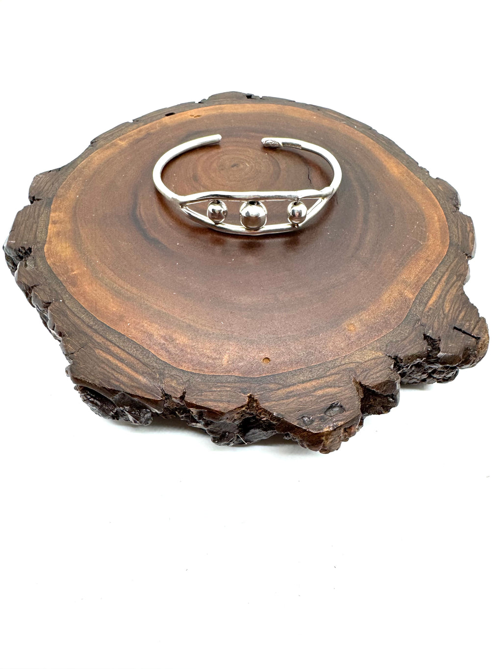 Silver cuff bracelet